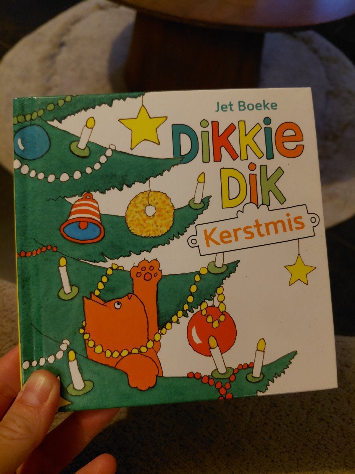 Dikkie Dik Kerstmis - Jet Boeke (Zo goed als nieuw), Jongen of Meisje, Ophalen of Verzenden, Zo goed als nieuw, Voorleesboek