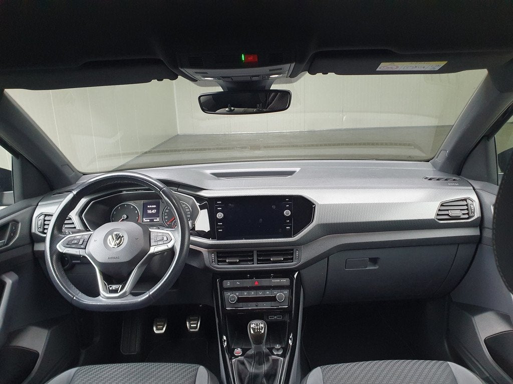 Volkswagen T-Cross 1.0 TSI R-Line CAMERA/PDC/NAVI/LED/CRUISE, Auto's, Volkswagen, Voorwielaandrijving, T-Cross, Gebruikt, Zwart