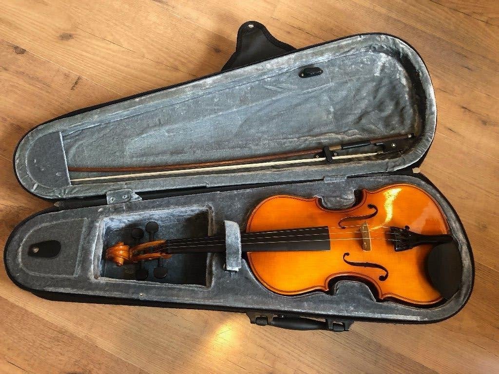 Stagg Viool 4/4 met koffer en strijkstok, Gebruikt, Viool, Ophalen of Verzenden, 4/4-viool
