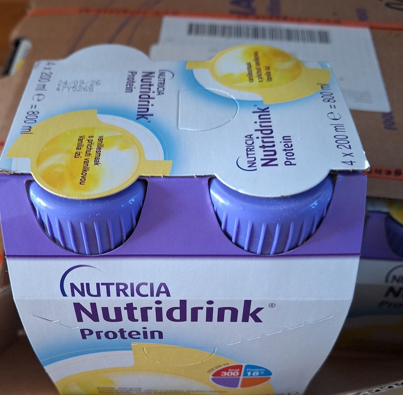 Nutricia (bijvoeding) proteïne-voeding flesjes, Ophalen