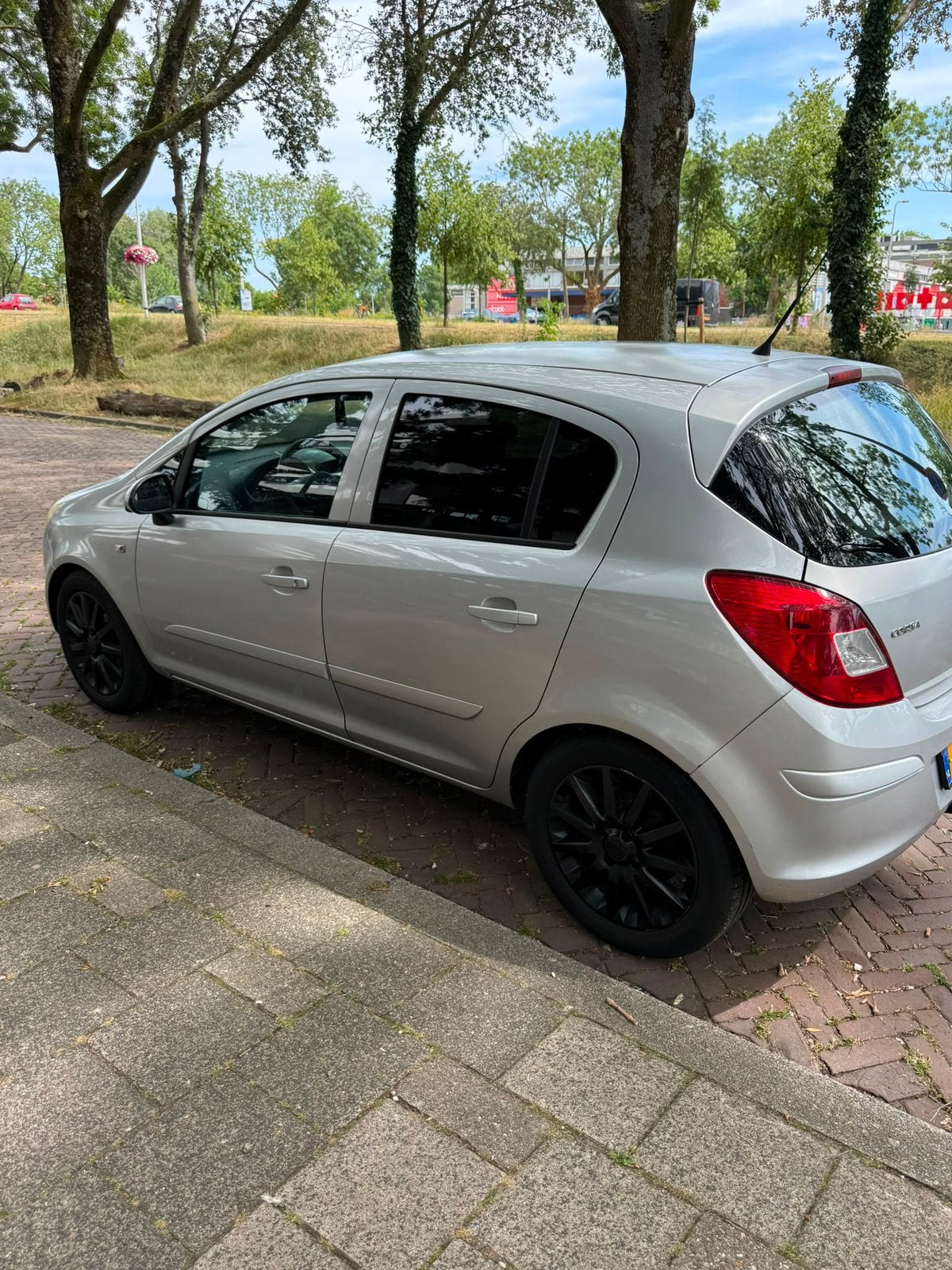 Opel Corsa 1.2 16V 5D WR 2007 Grijs, Auto's, Voorwielaandrijving, Zwart, 4 cilinders, 1229 cc