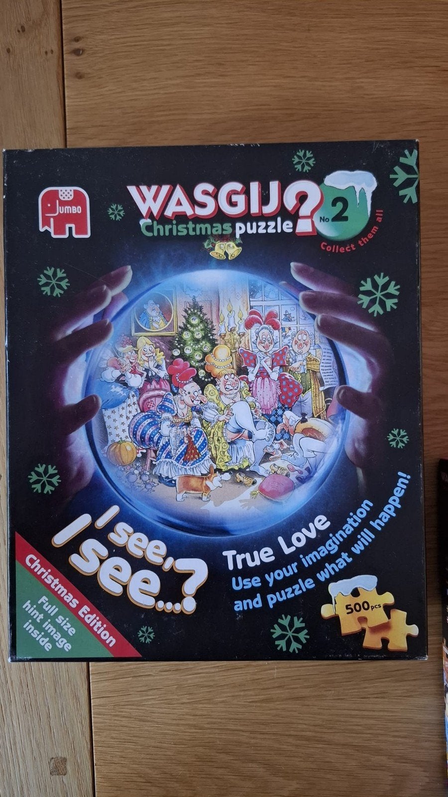 Wasgij Christmas: True Love (500 stukjes), Hobby en Vrije tijd, Ophalen, 500 t/m 1500 stukjes, Gebruikt, Legpuzzel