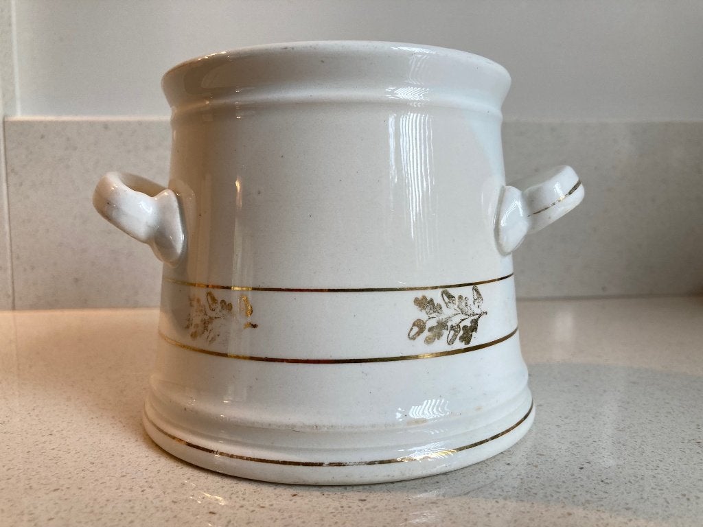 Oude suikerpot Société Céramique Maestricht (1935)., Antiek en Kunst, Antiek | Servies los, Ophalen of Verzenden