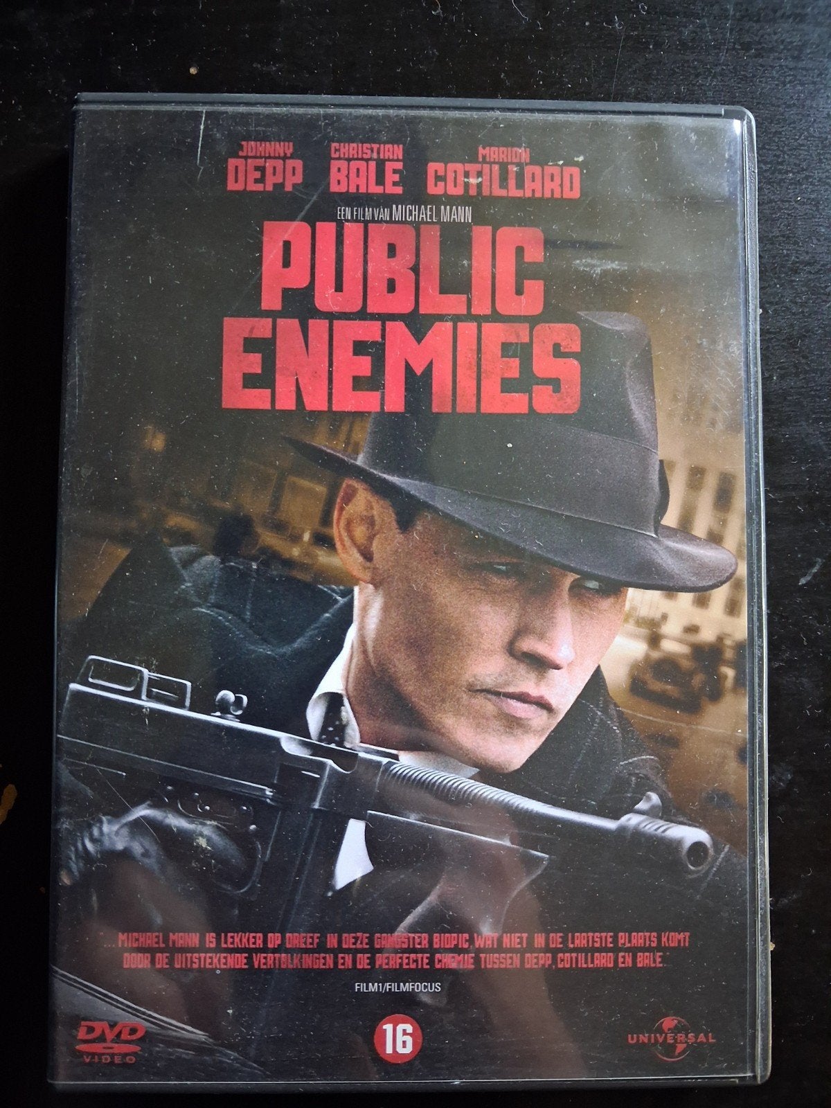Public Enemies DVD - Misdaadfilm met Johnny Depp, Maffia en Misdaad, Engels, Vanaf 16 jaar, Nederlands