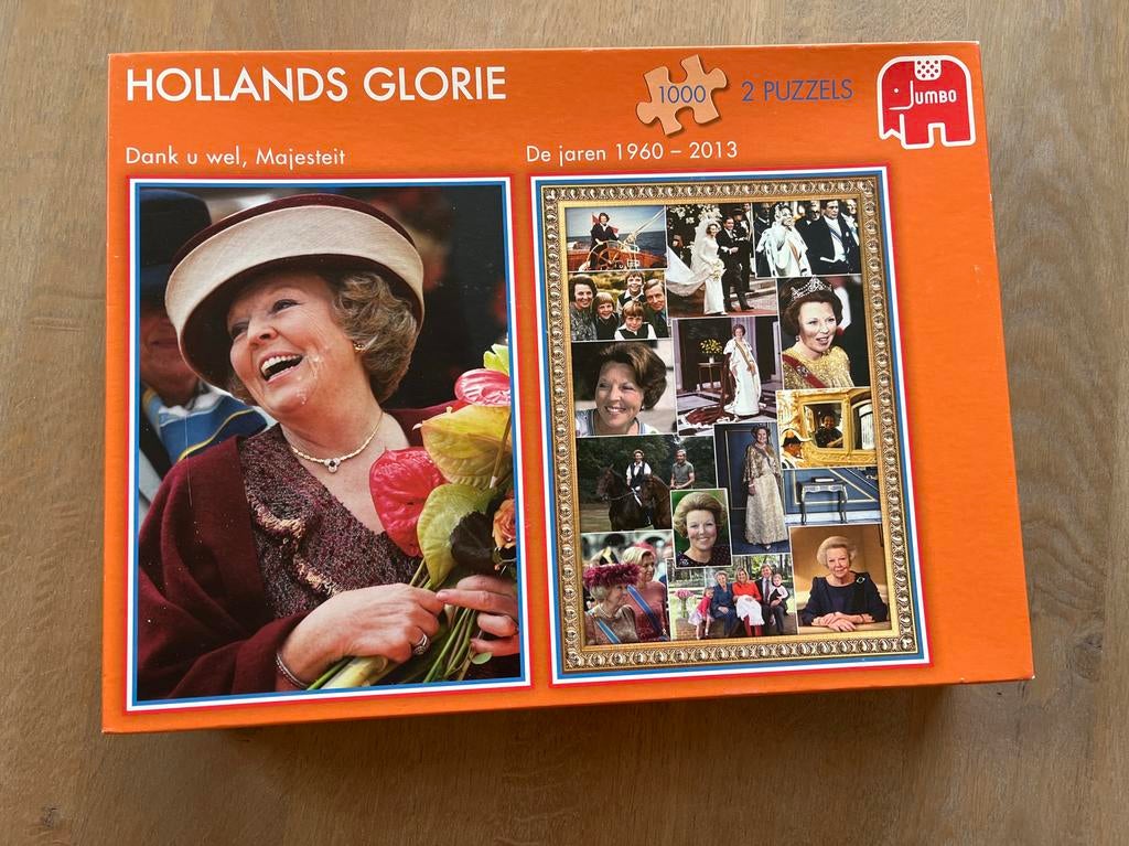 Jumbo Legpuzzel: Hollandse Glorie - De Jaren 1960-2013, Ophalen of Verzenden, 500 t/m 1500 stukjes, Zo goed als nieuw, Legpuzzel
