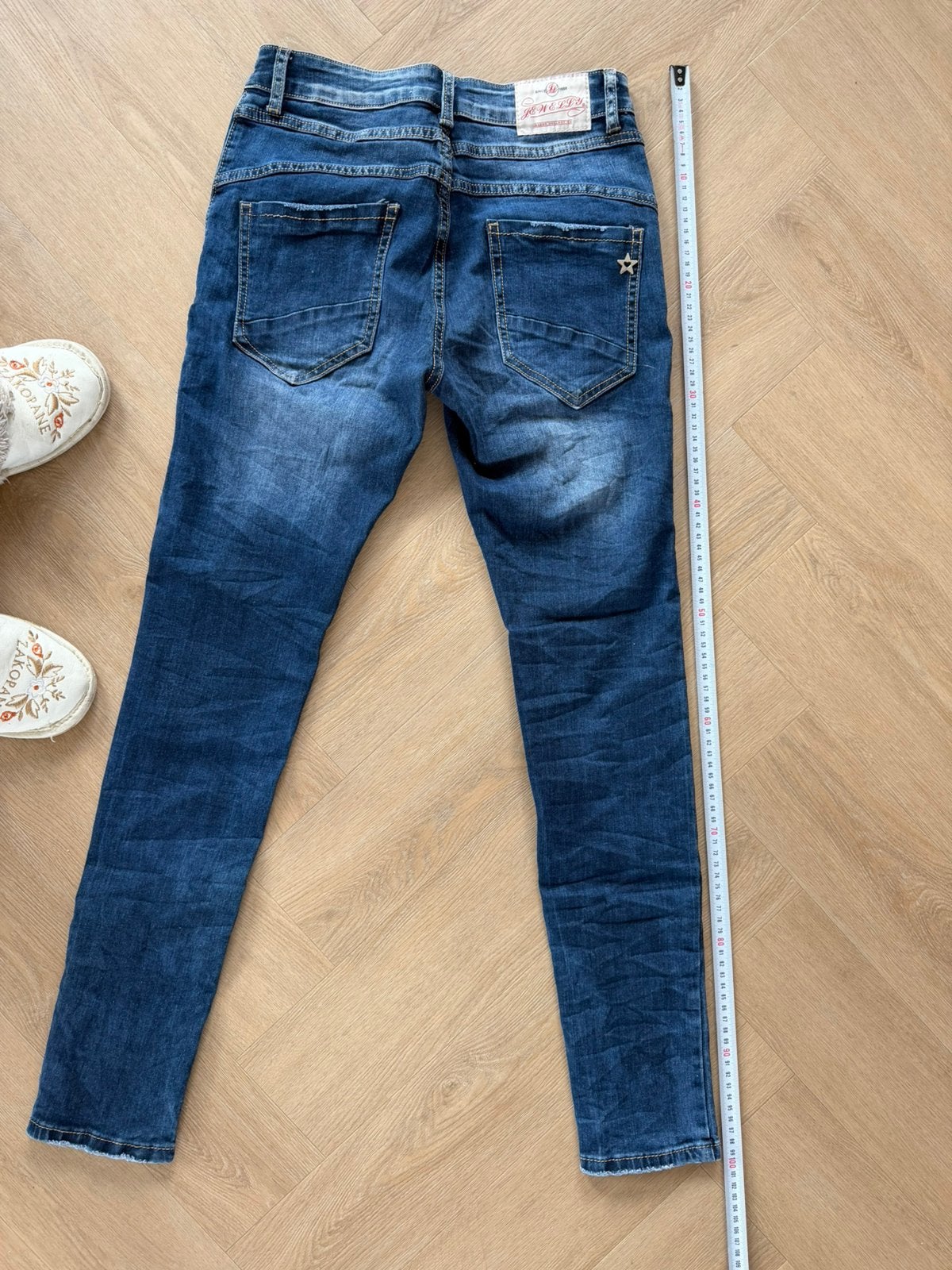 Blauwe  spijkerbroek, maat :34 XS, Kleding | Dames, Spijkerbroeken en Jeans, Ophalen of Verzenden, Nieuw, Blauw, W27 (confectie 34) of kleiner