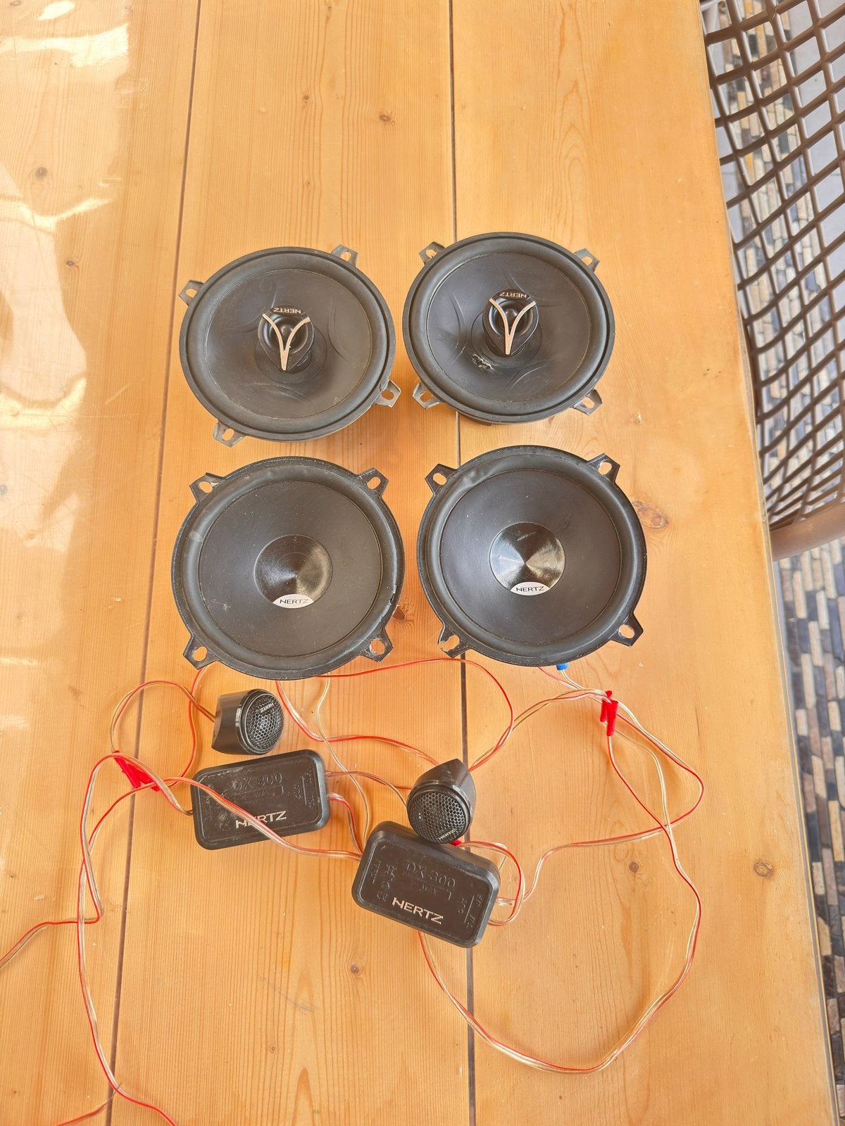 Hertz 13cm Speakerset (ECX 130.5 en DV 130.3), Ophalen of Verzenden, Gebruikt