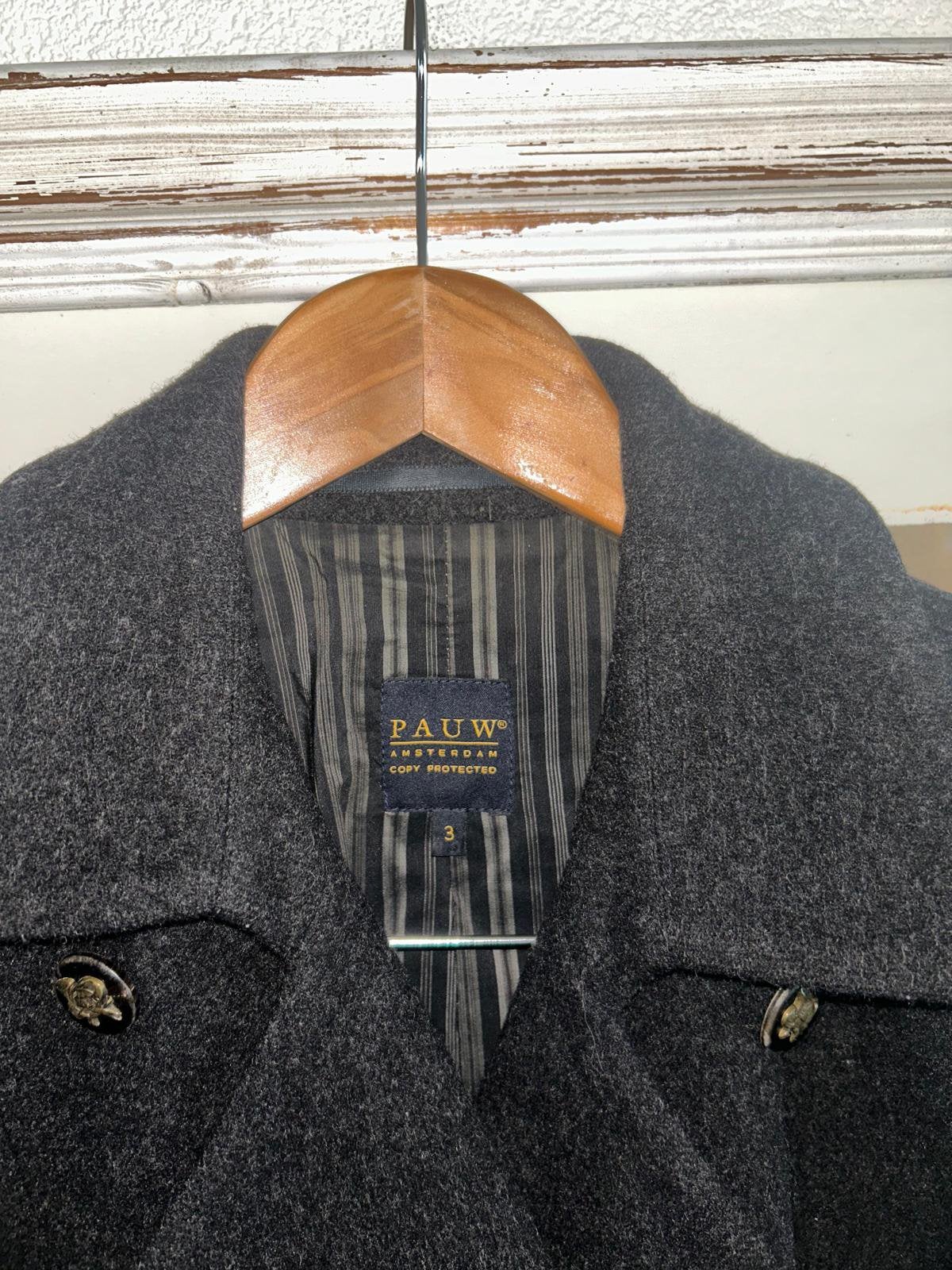 Pauw Amsterdam cashmere Wollen Jas - Maat 38/40 (M), Kleding | Dames, Jassen | Winter, Ophalen of Verzenden, Zo goed als nieuw