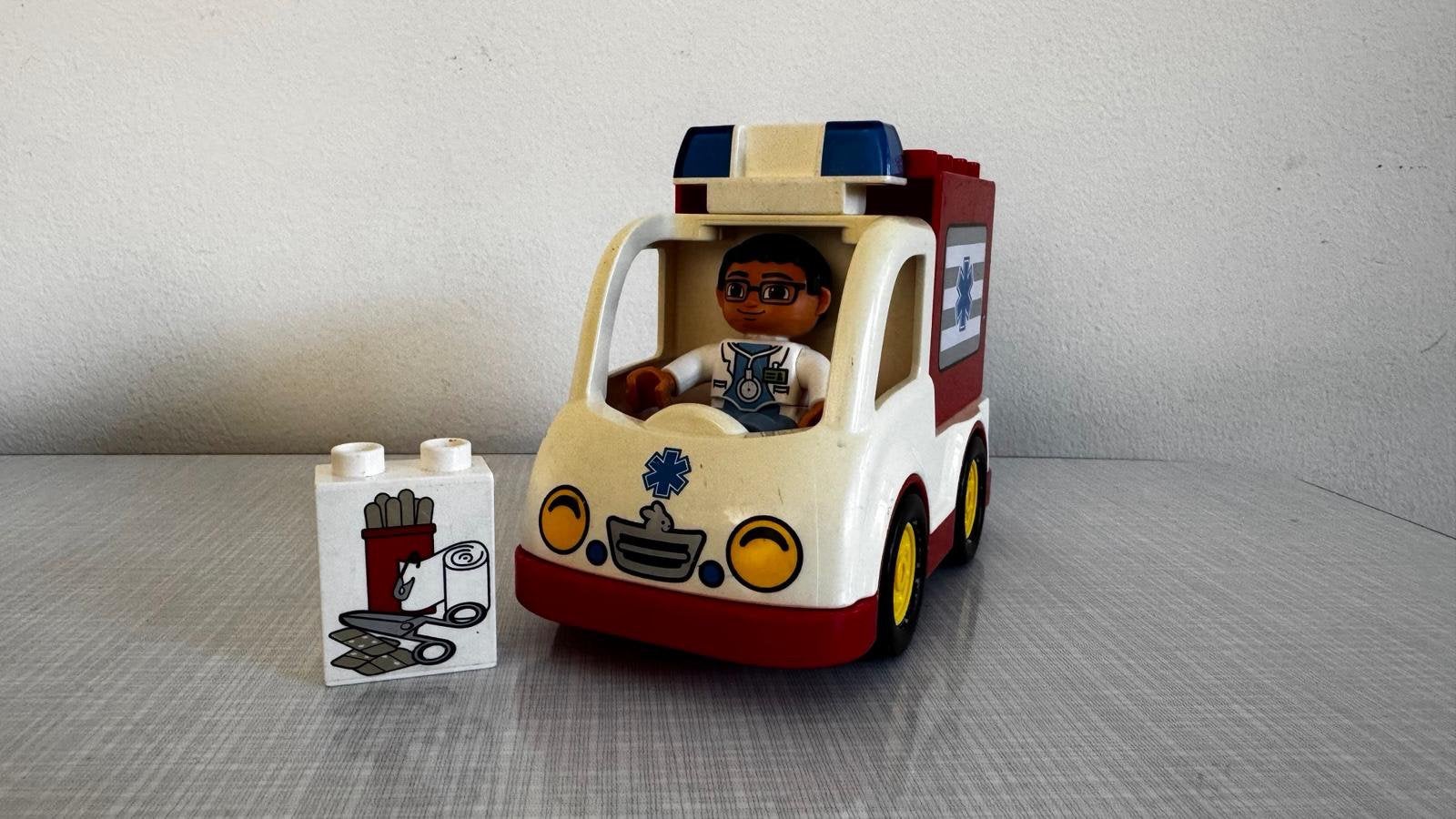 Duplo ambulance, Ophalen of Verzenden, Gebruikt, Duplo