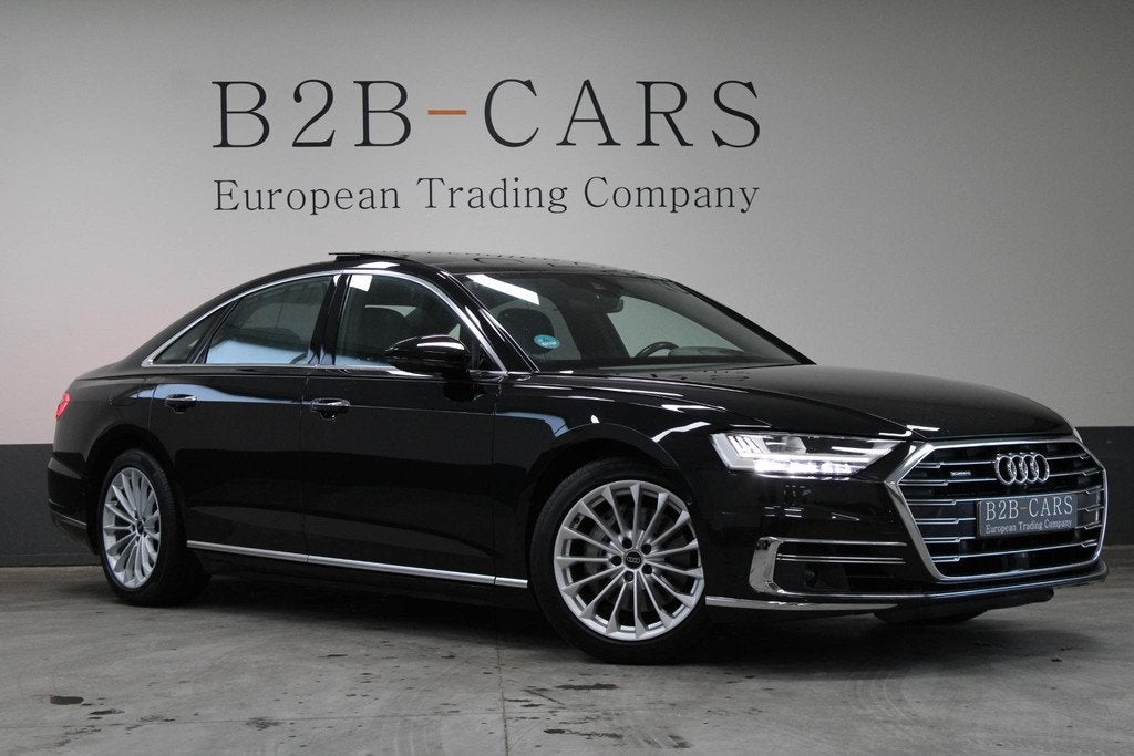 Audi A8 50 TDI quattro Panorama - B&O - Rear Entertainment -, Automaat, Gebruikt, Euro 6, Zwart