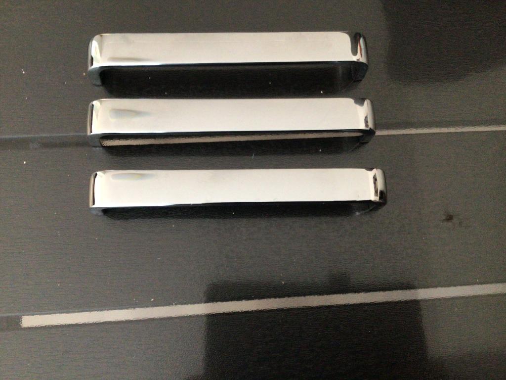 TE KOOP 3 HANDGREPEN CHROME, Huis en Inrichting, Badkamer | Complete badkamers, Ophalen, Zo goed als nieuw