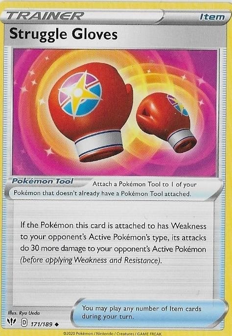 Darkness Ablaze,  Struggle Gloves [uncommon] 171/189, Verzenden, Nieuw, Losse kaart