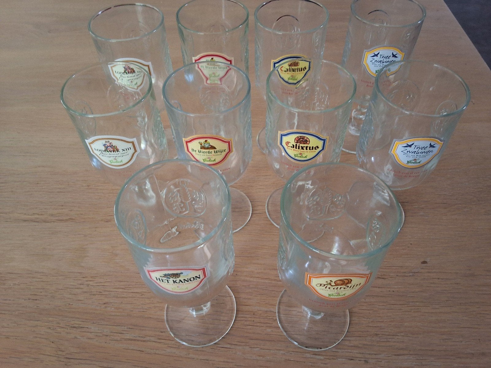 Bijzondere bierglazen Grolsch, Ophalen of Verzenden, Zo goed als nieuw, Bierglas