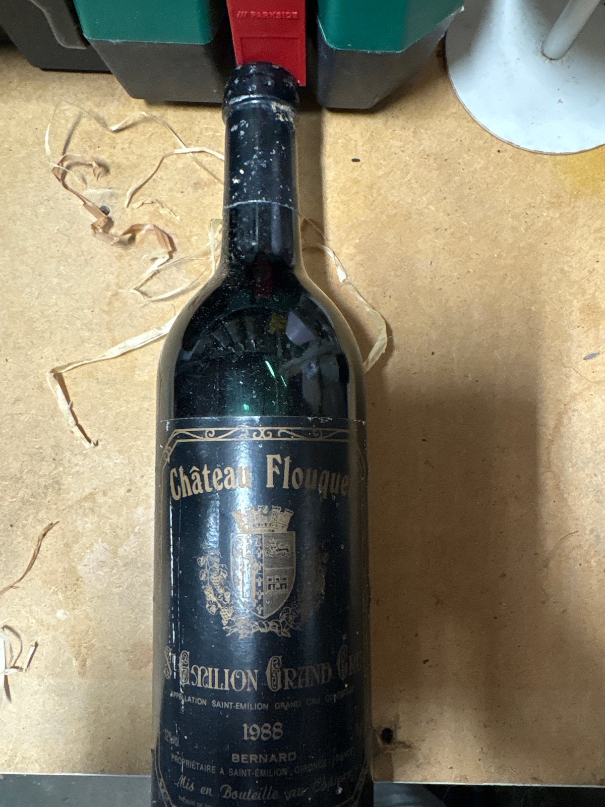 Château Flouquet Saint-Émilion Grand Cru 1988, Ophalen of Verzenden, Gebruikt, Frankrijk, Rode wijn