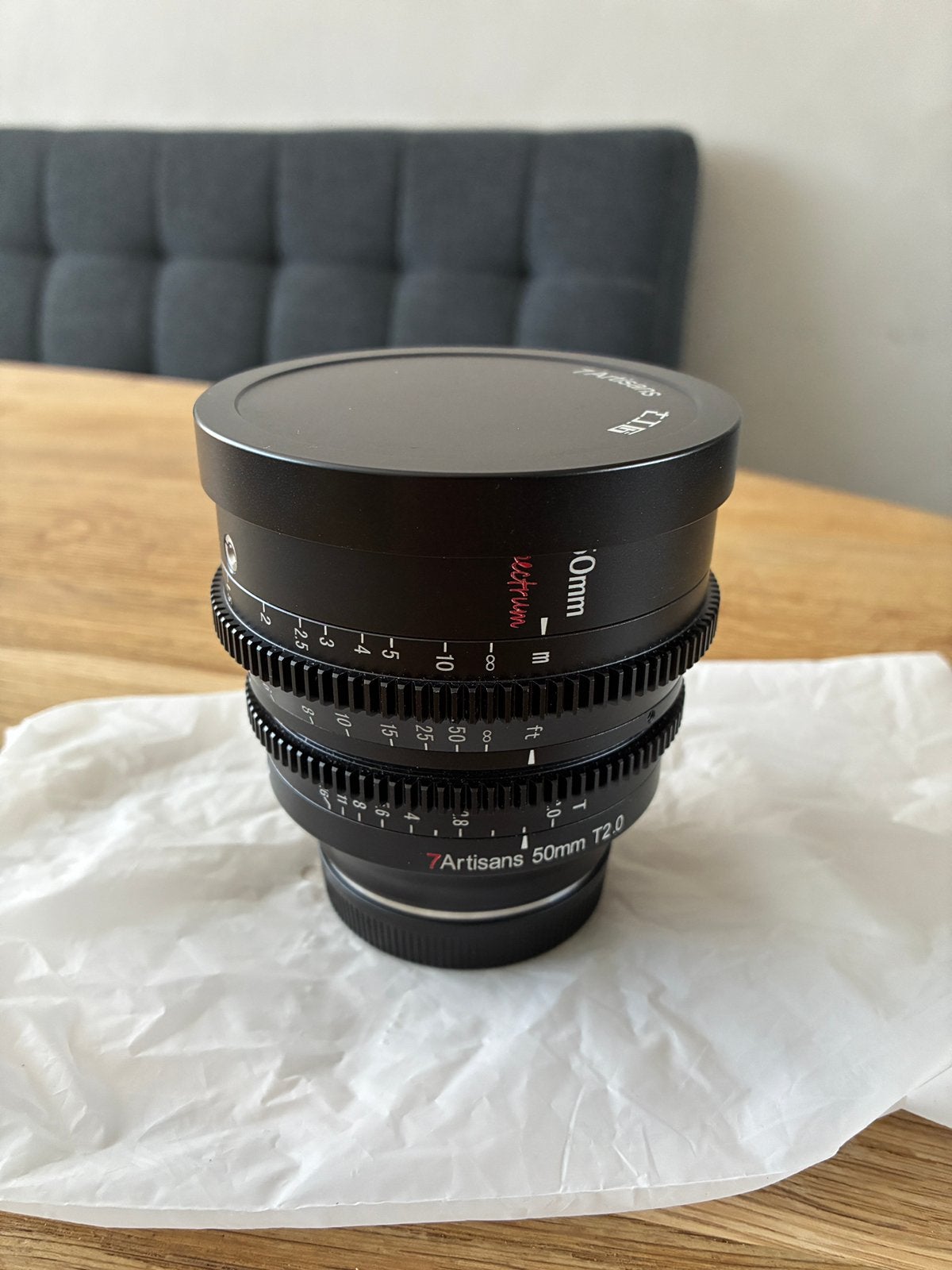7artisans 50MM T2.0 Sony E Mount, Audio, Tv en Foto, Fotografie | Lenzen en Objectieven, Ophalen of Verzenden, Zo goed als nieuw