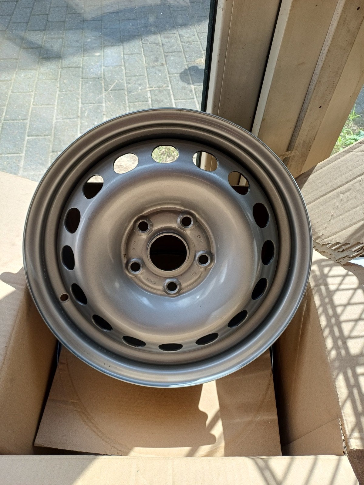 4x MWD 15237 stalen velgen 15 inch 5x112 – VW Caddy, Ophalen of Verzenden, Nieuw