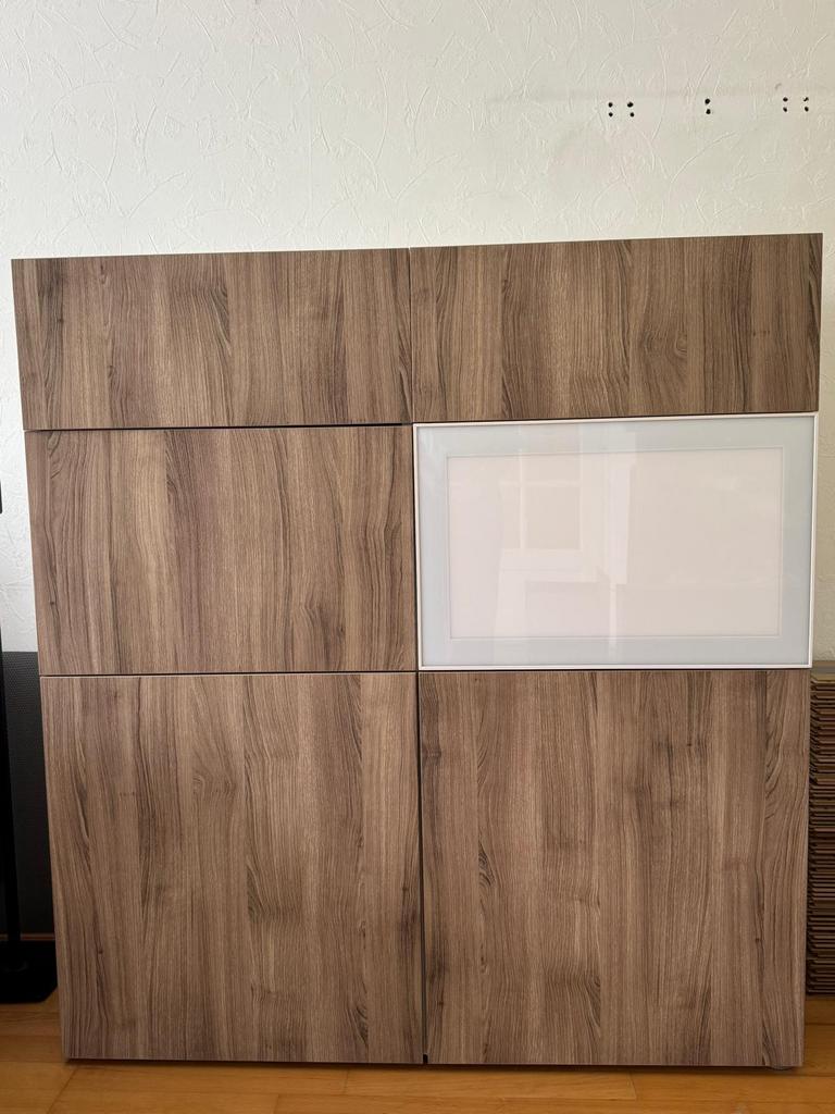 Besta Ikea kast met licht paneel, Ophalen, Zo goed als nieuw, 25 tot 50 cm, Minder dan 150 cm