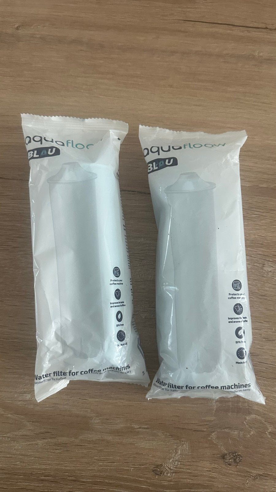 Aquafloow BLU Waterfilter voor Jura koffiemachines (2 stuks), Witgoed en Apparatuur, Koffiemachine-accessoires, Nieuw, Waterfilter