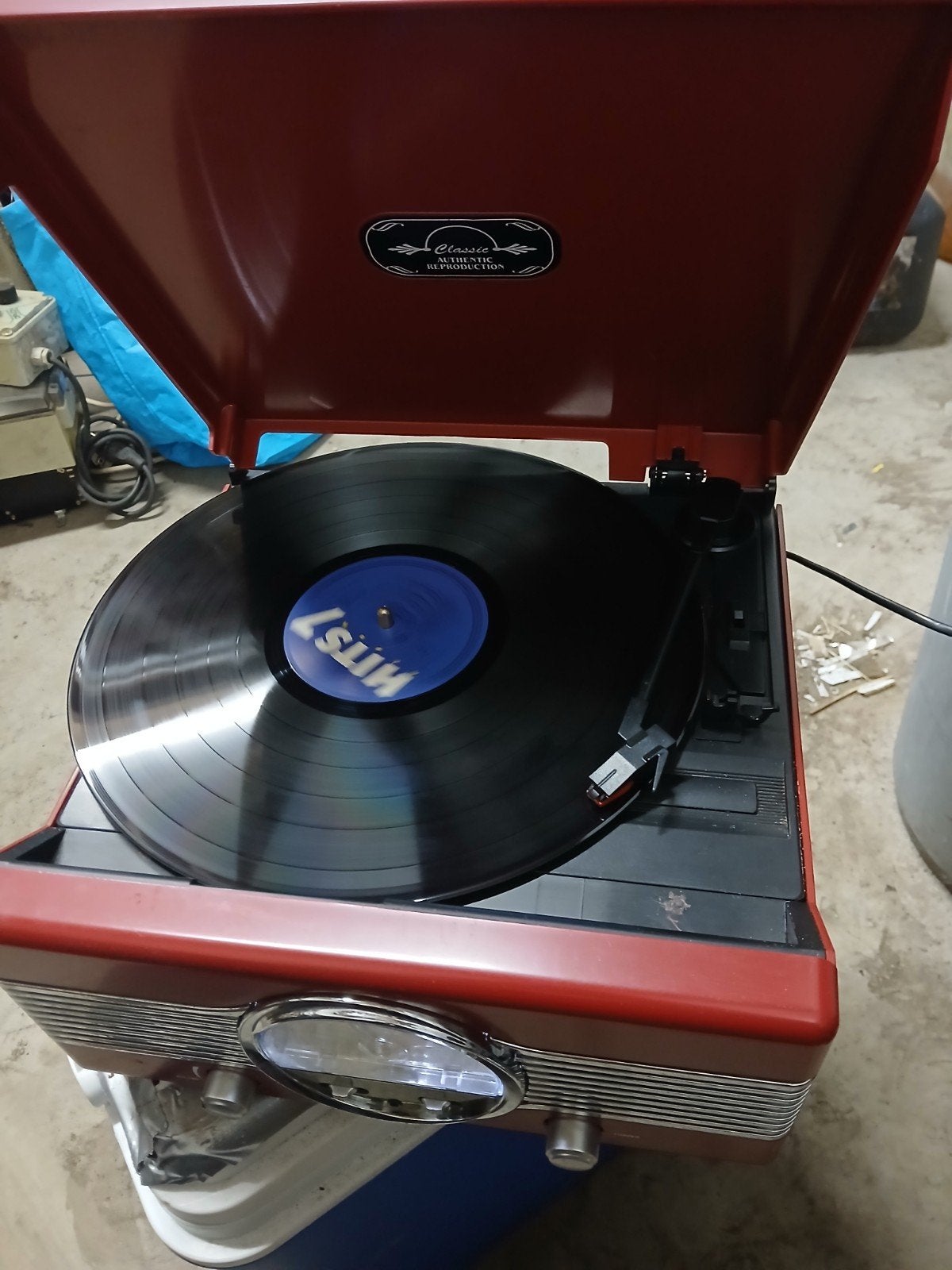 platenspeler met radio Tekoop, Audio, Tv en Foto, Ophalen of Verzenden, Zo goed als nieuw, Overige merken