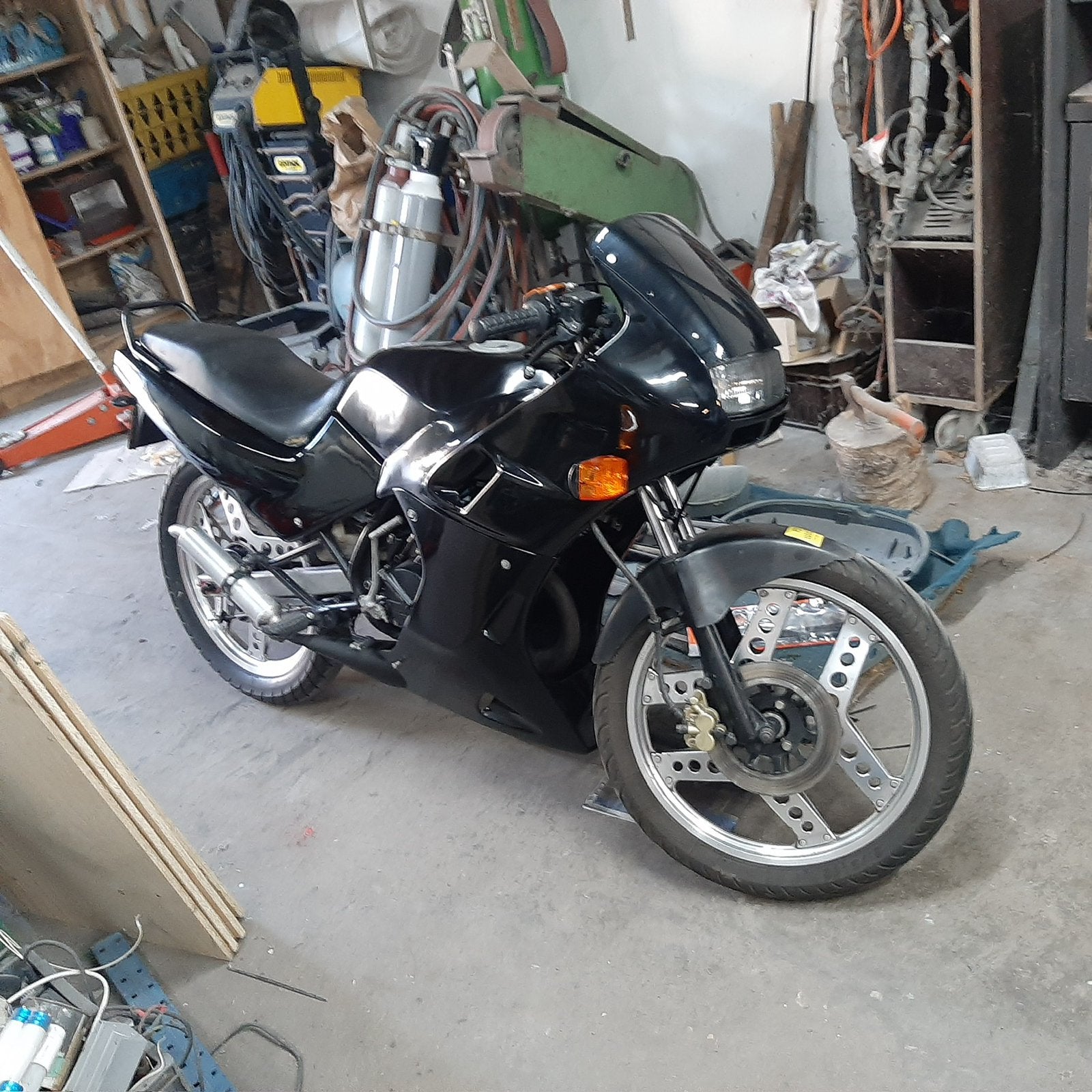 2 keer honda nsr 50 1 met kenteken een zonder 100cc en 70cc, Ophalen, Blok