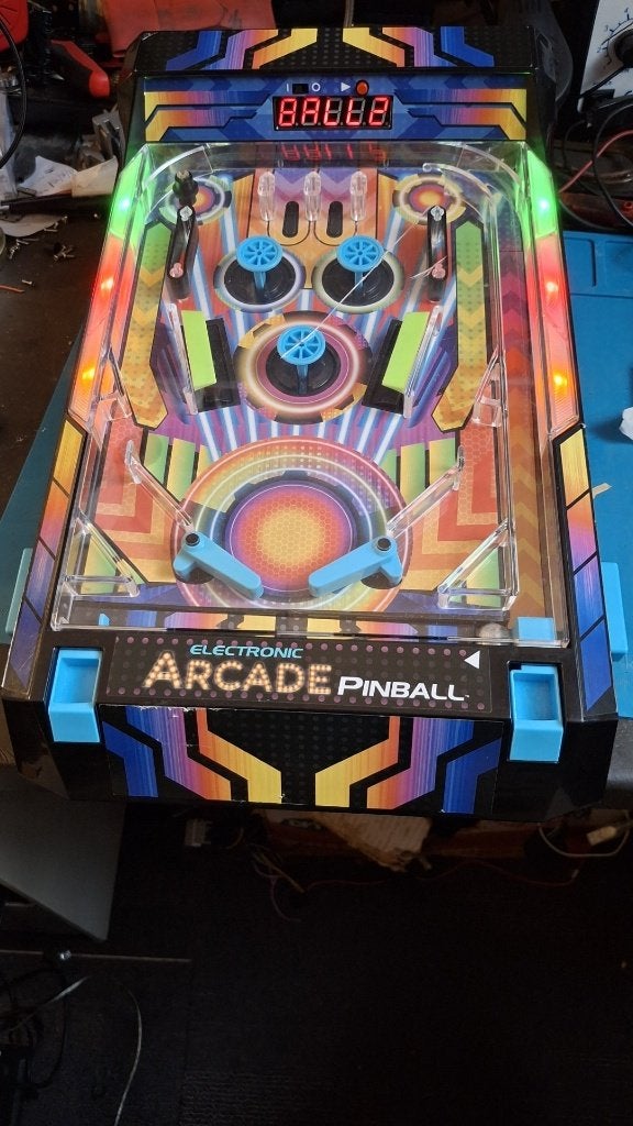 Electronic Arcade Pinball flipperkastje modificatie 220v, Verzamelen, Ophalen, Gebruikt, Arcade, Info@arcade.gb