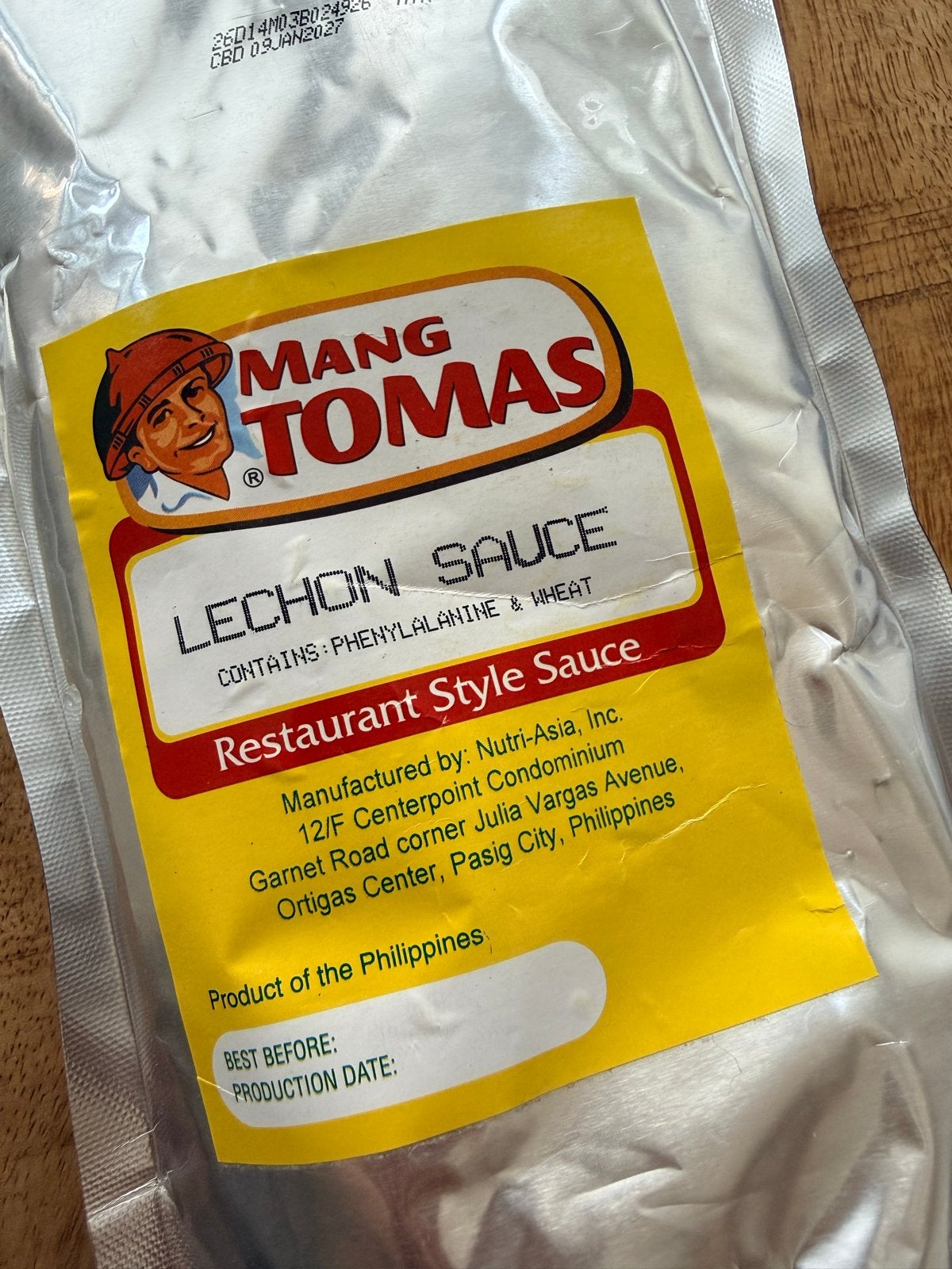 Mang Tomas Sauce for Fried chicken or any fried food! 1L, Diversen, Ophalen of Verzenden