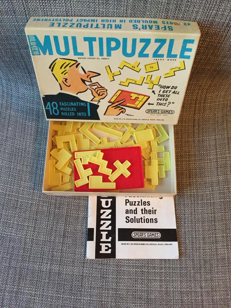 Vintage Spear's Games Multipuzzle - 48 Puzzels, Verzamelen, Speelkaarten, Jokers en Kwartetten, Zo goed als nieuw, Speelkaart(en)