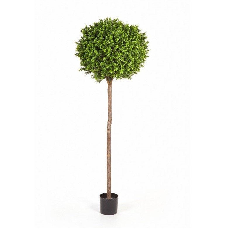 Kunstplant Buxus Bal 105 cm, Huis en Inrichting, Woonaccessoires | Kunstplanten en Kunstbloemen, Binnen, Groen, Unicorn Displays