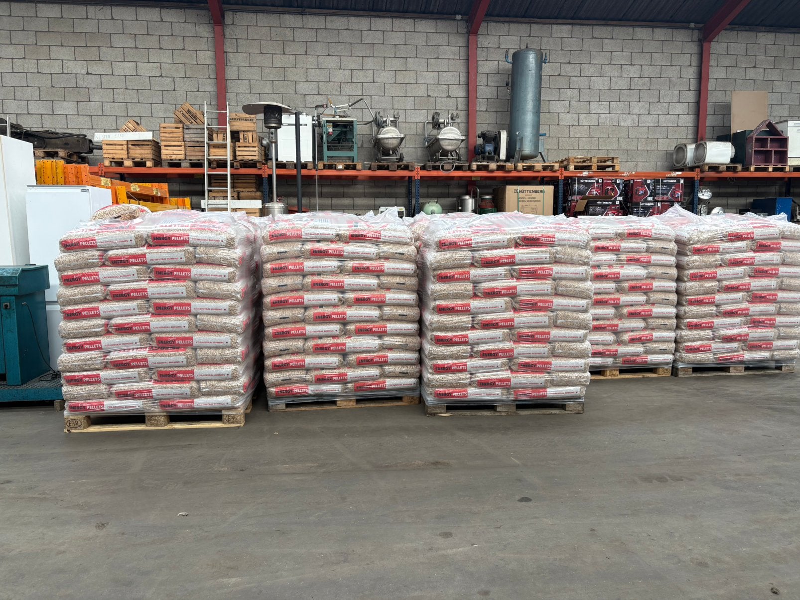 OUTLET ENERGY PELLETS EXCELLENT, Ophalen