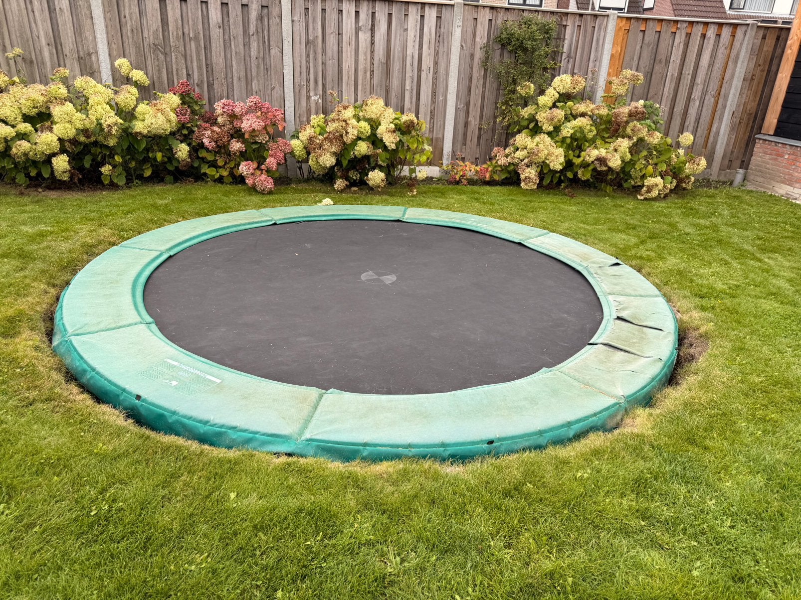 berg trampoline 380 cm, Kinderen en Baby's, Ophalen, Gebruikt