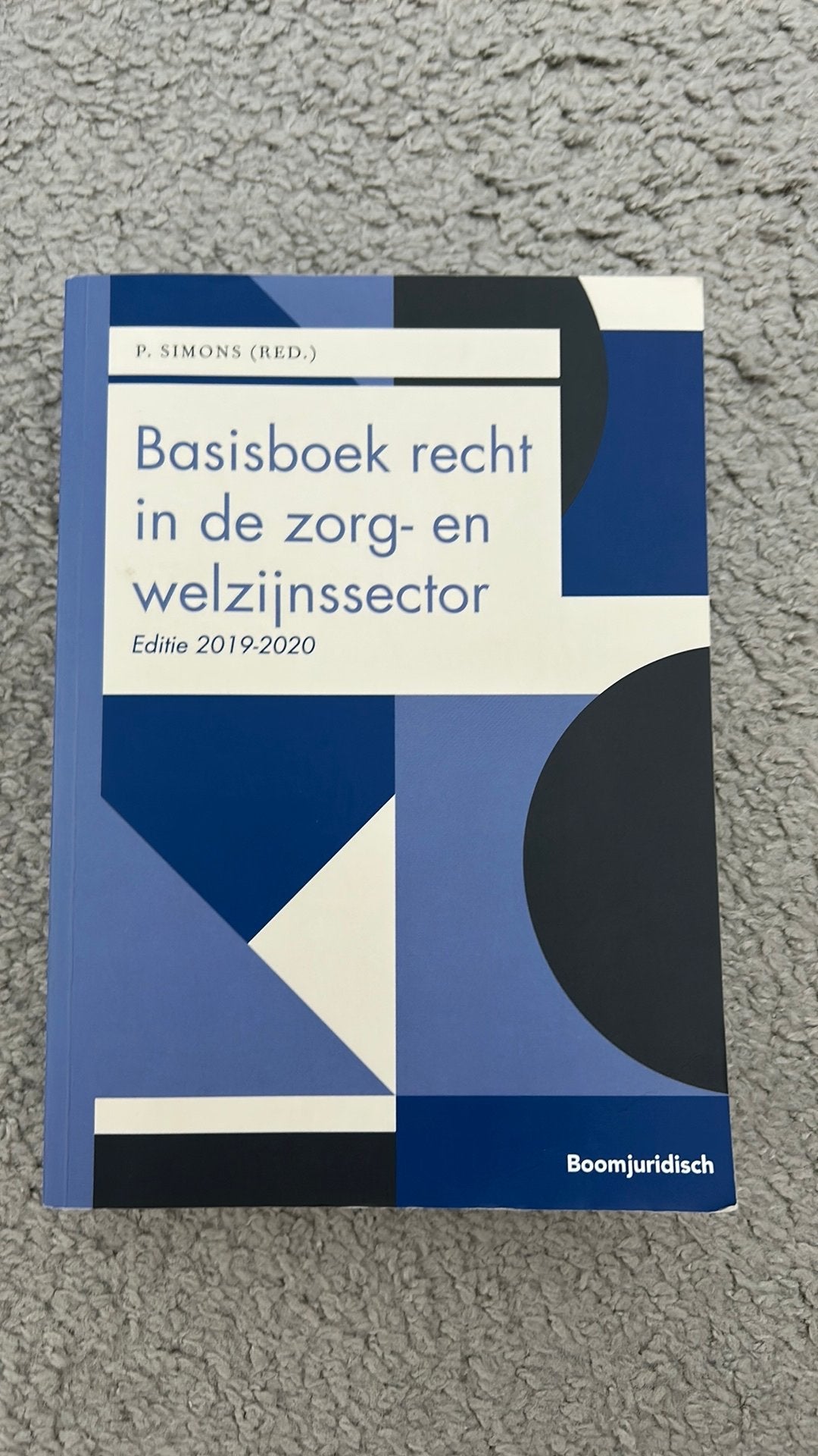 Basisboek recht HBO social work studieboek, Ophalen of Verzenden, Alpha, Zo goed als nieuw, HBO