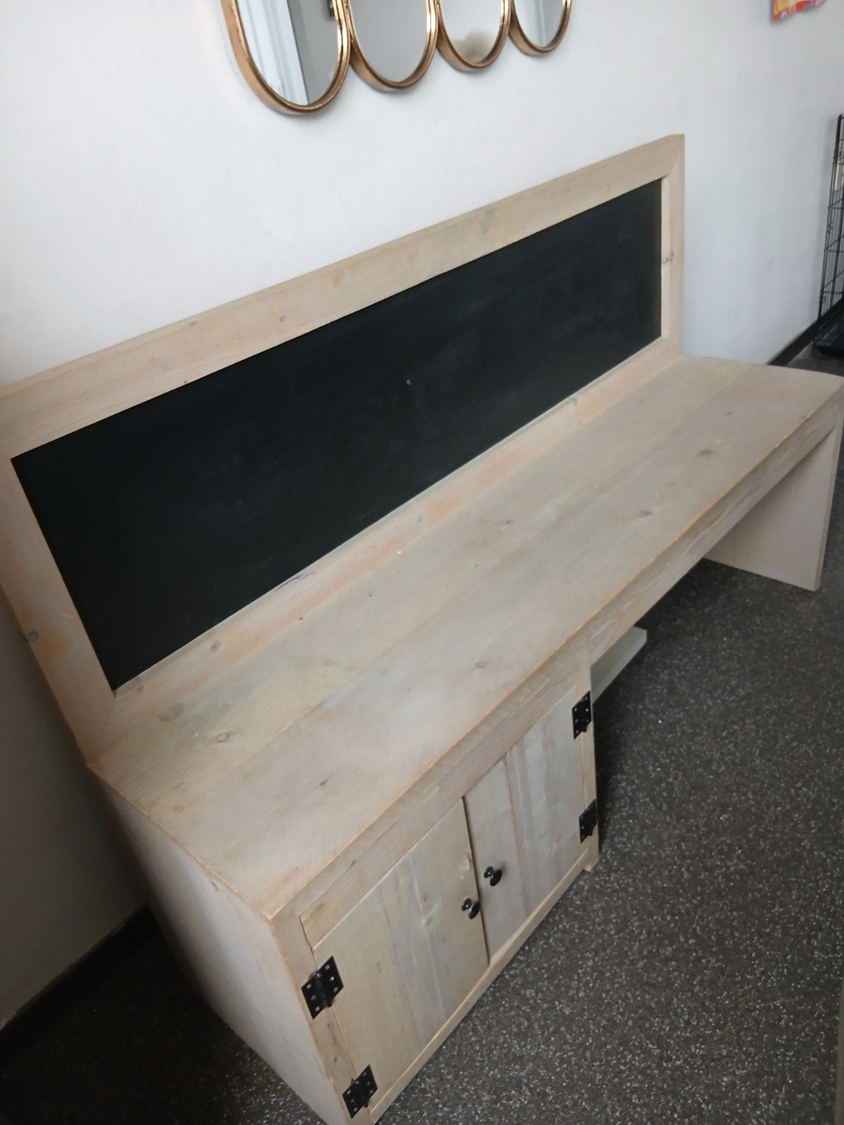 Mooi kinder speel en opberg  meubel met krijtbord, Gebruikt, 100 tot 150 cm, Ophalen of Verzenden, 25 tot 50 cm