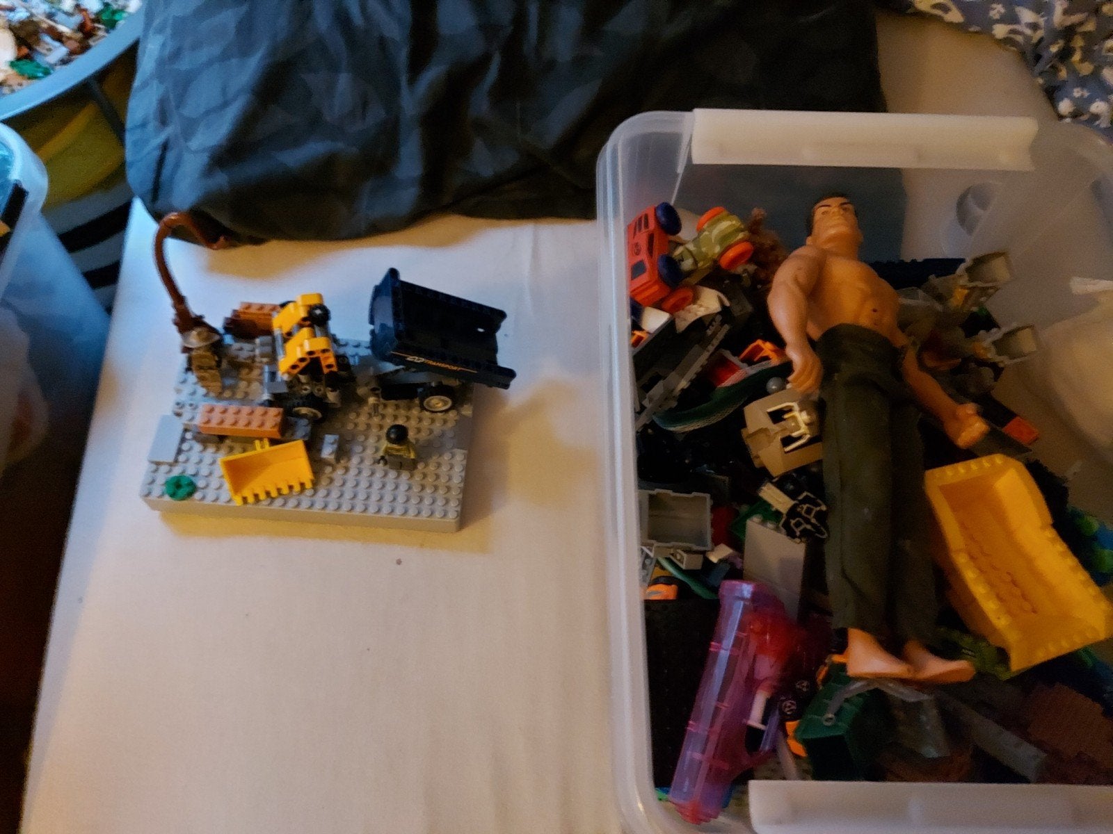 Grote partij Lego met diverse sets en figuren, Ophalen, Gebruikt, Overige thema's, Lego