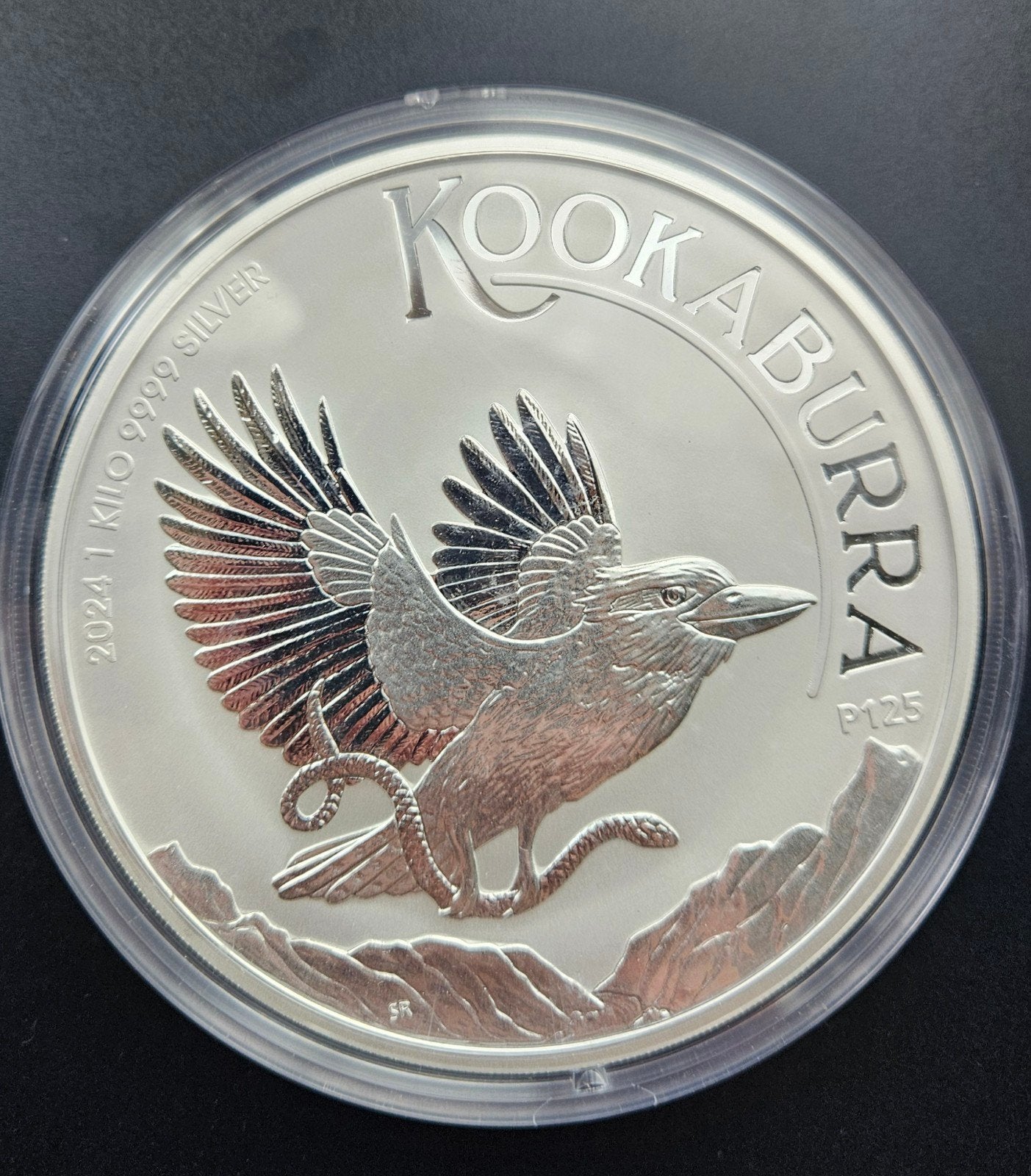 1 kg kookaburra 2024, Ophalen of Verzenden, Zilver