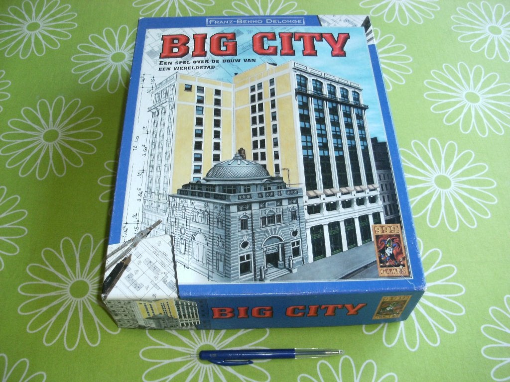 Big City - een spel over de bouw van een wereldstad, Hobby en Vrije tijd, Een of twee spelers, Ophalen of Verzenden, Zo goed als nieuw