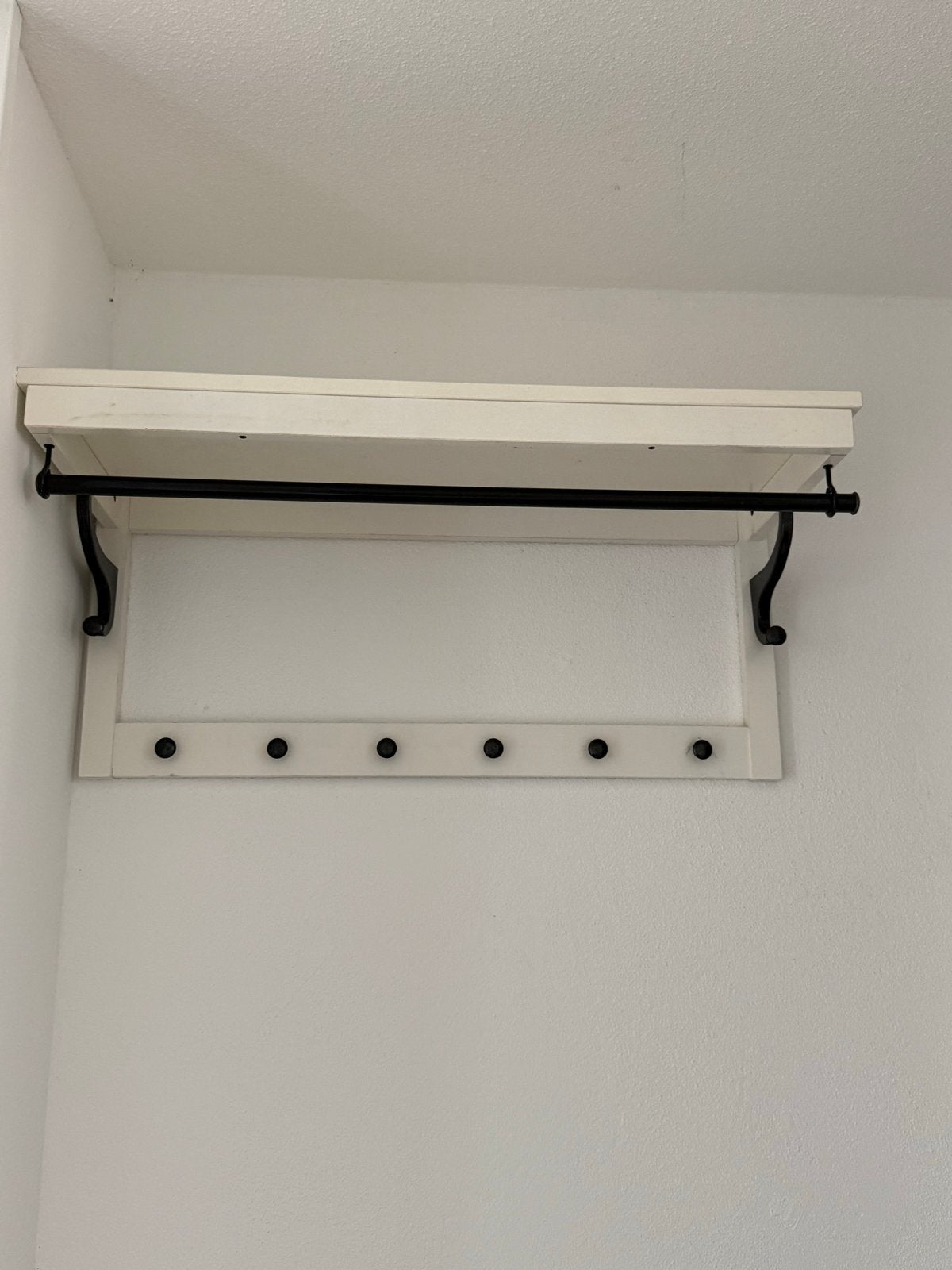 IKEA Witte wandkapstok, Gebruikt, Minder dan 100 cm, Hout, Ophalen
