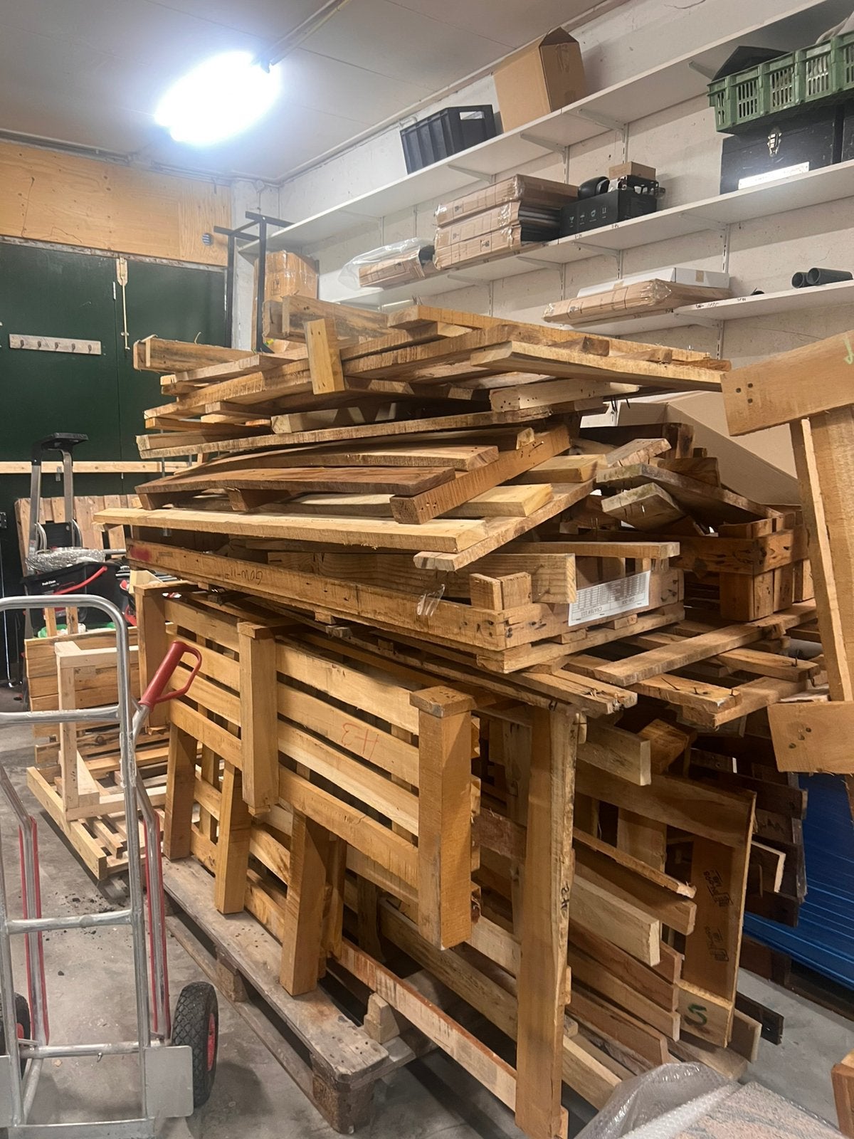 Hout, Ophalen, Zo goed als nieuw, 50 mm of meer, Minder dan 200 cm