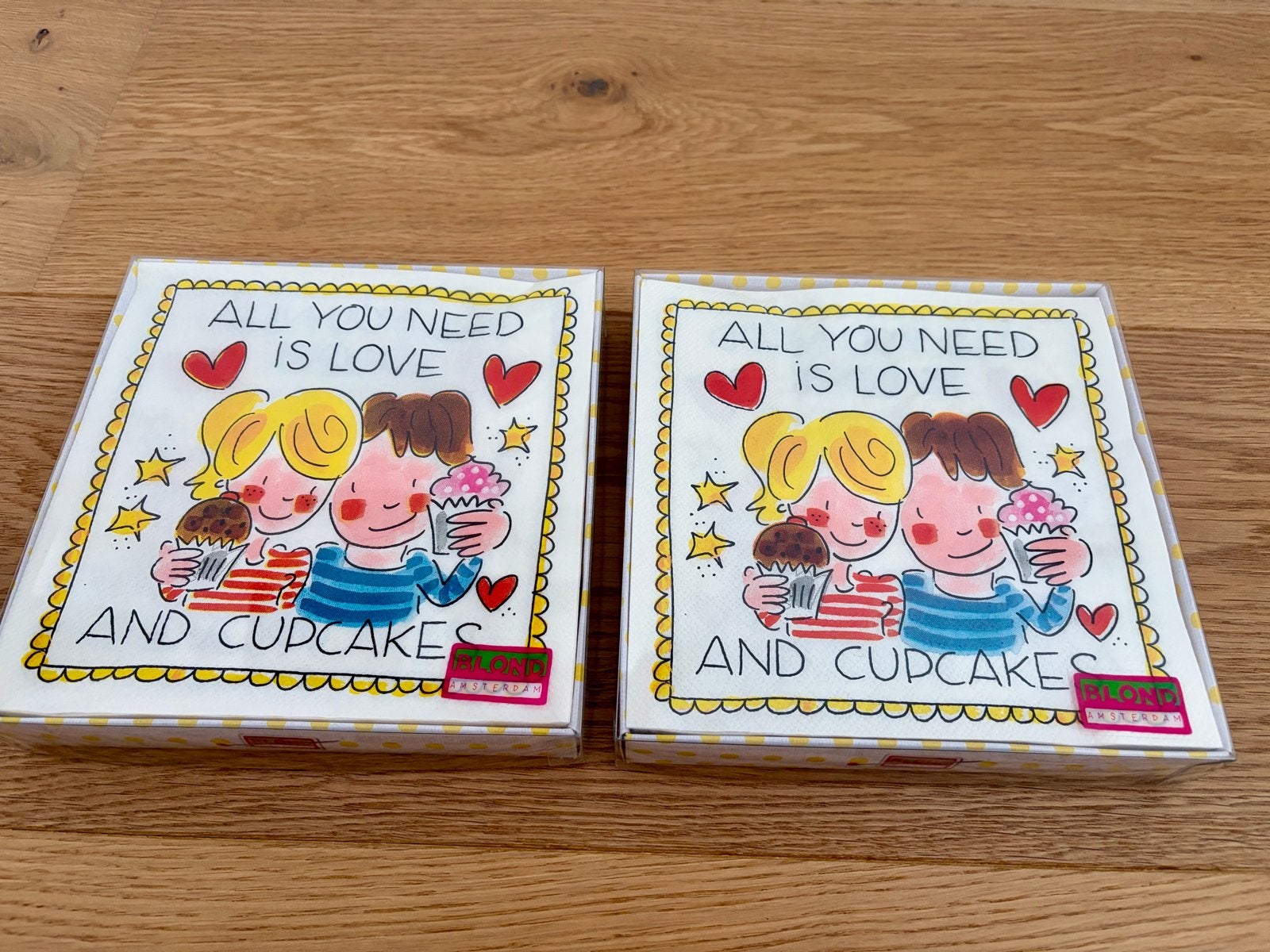 2 doosjes met Blond Amsterdam servetten, Blond Amsterdam, Overige typen, Nieuw, Papier/karton