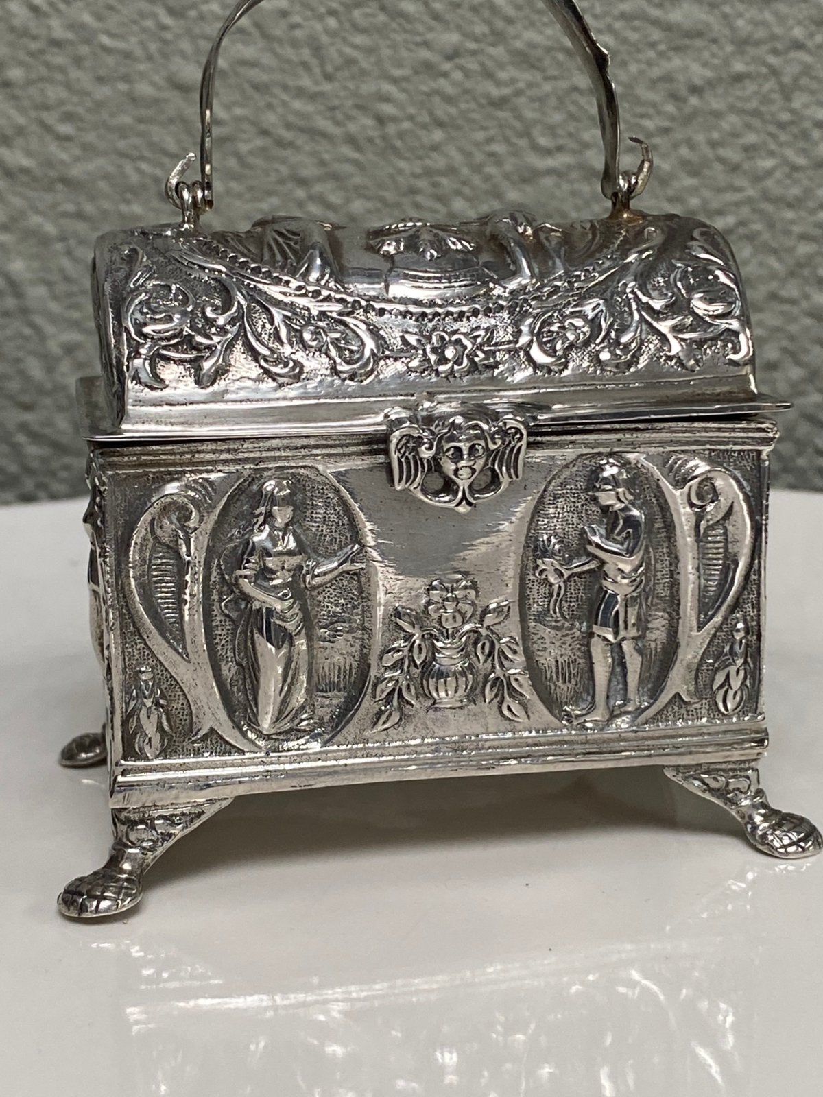 Holland Zilver Knottenkistje huwelijk, Antiek en Kunst, Antiek | Goud en Zilver, Ophalen of Verzenden, Zilver