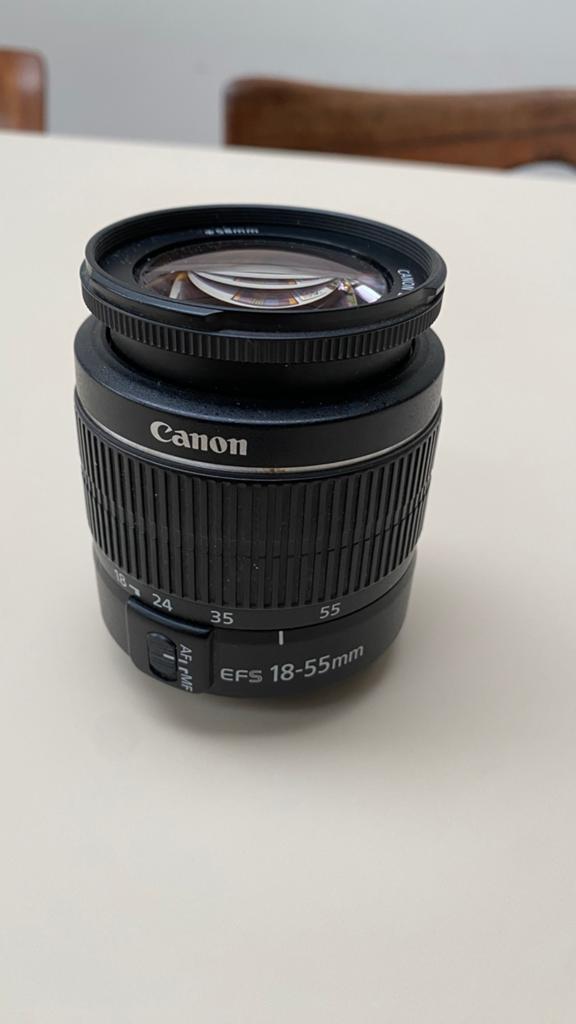 Canon macro 0.25m EFS 18-55mm, Ophalen of Verzenden, Zo goed als nieuw, Macrolens