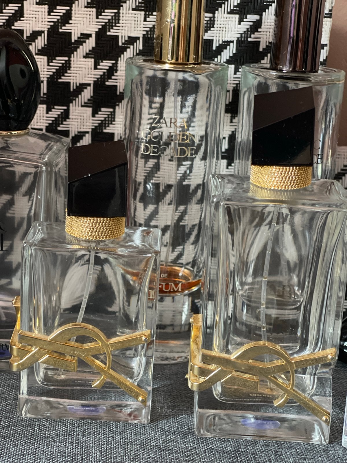 Lege parfumflesjes van diverse merken, Ophalen of Verzenden, Gebruikt