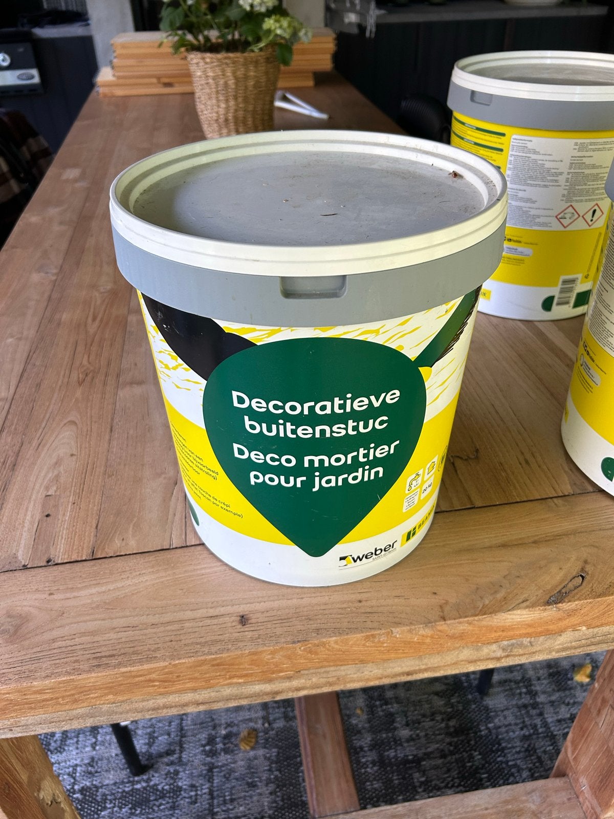 Weber Decoratieve buitenstuc / Deco mortier pour jardin, Ophalen, Overige kleuren, Nieuw, Verf