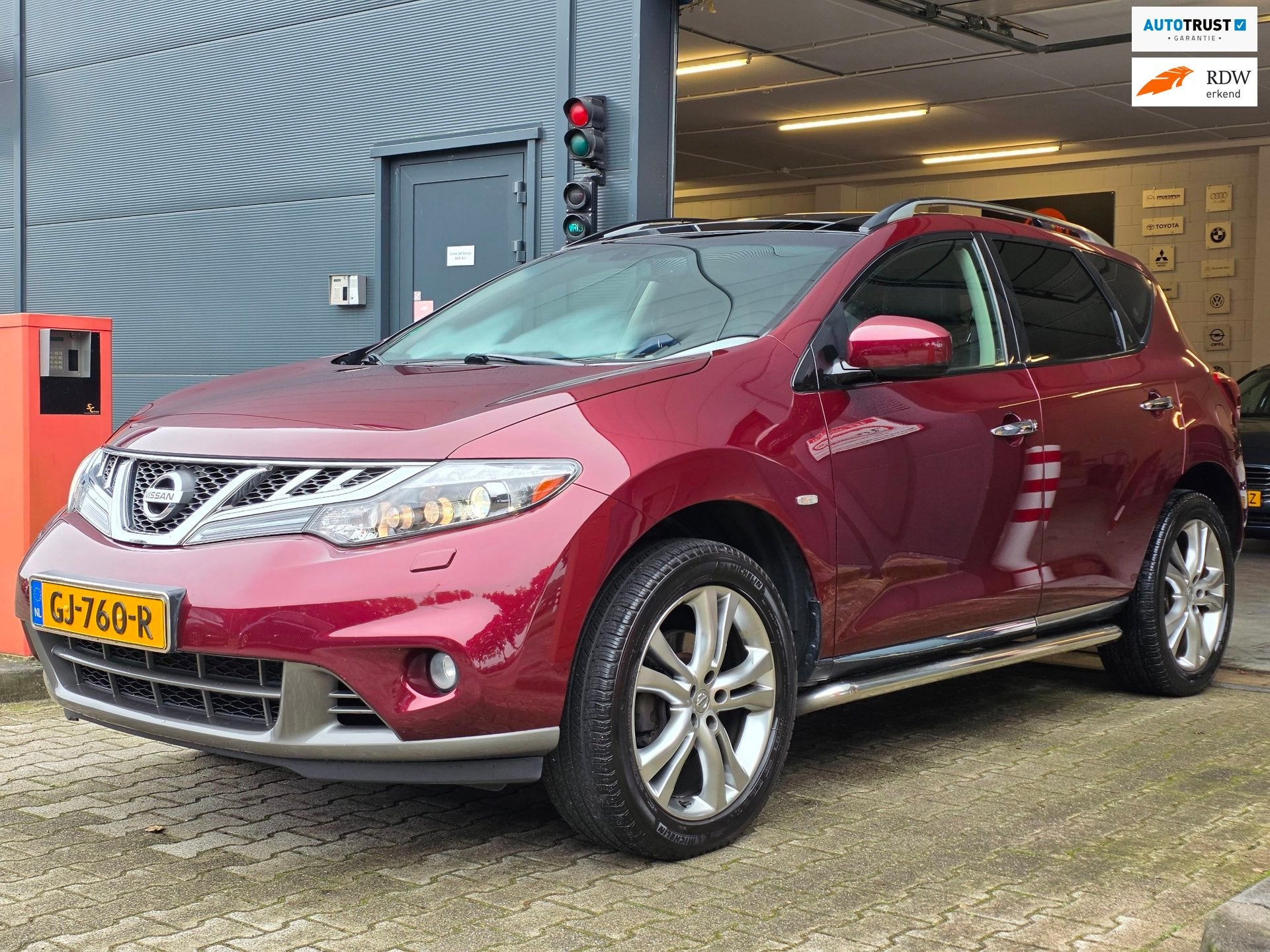 Nissan Murano 3.5 V6 / PANO / LEDER / CLIMATE / CAMERA / KEY, Auto's, Automaat, Euro 5, Gebruikt, Huisgarantie
