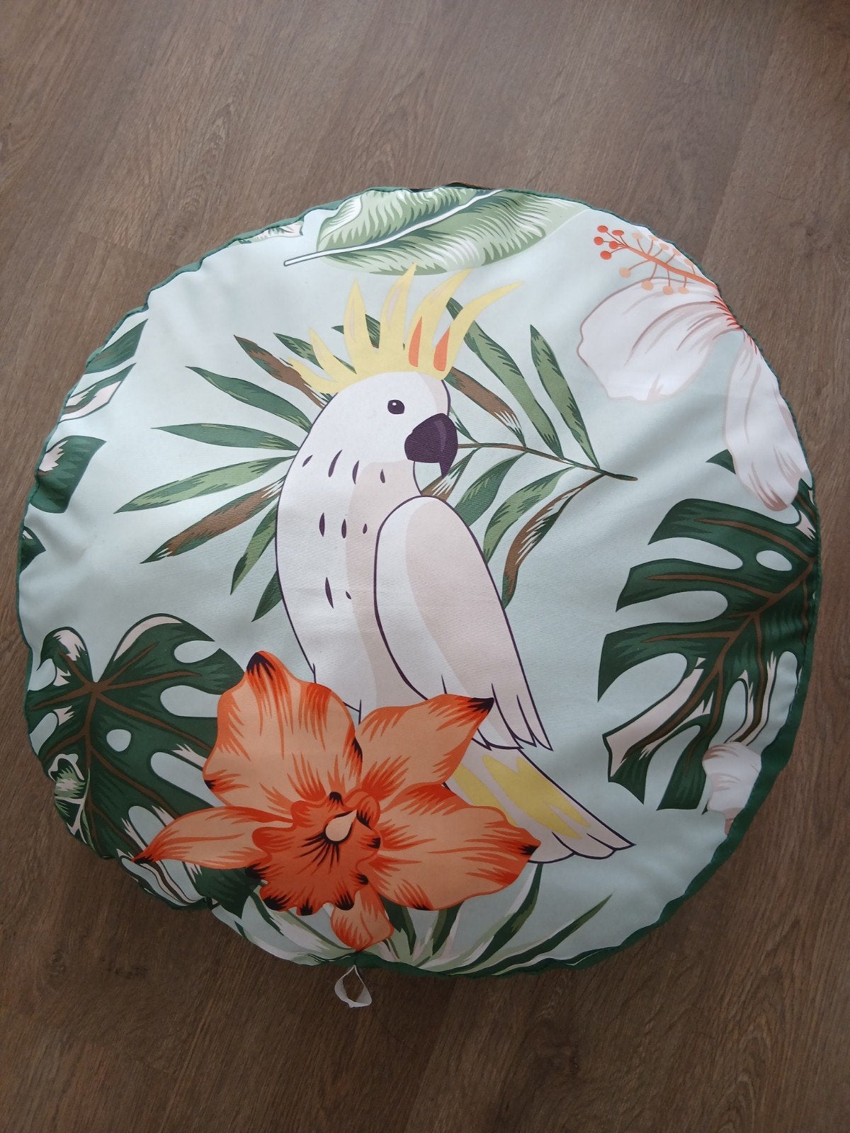 Groot lounge kussen, Huis en Inrichting, Woonaccessoires | Kussens, Ophalen, Meerkleurig, Rond, Zo goed als nieuw