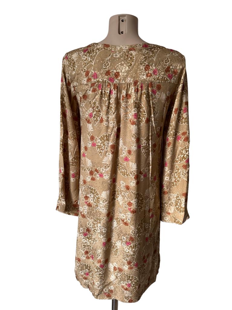 Odd Molly jurk S, Beige, Ophalen of Verzenden, Zo goed als nieuw, Onder de knie