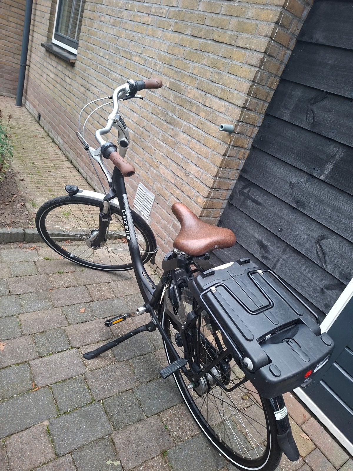 Gazelle Orange C7 Damesfiets met Bobike kinderzitje, Fietsen en Brommers, Ophalen, (Extra) lage instap, Gazelle, 53 tot 56 cm