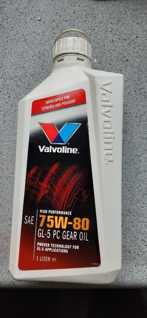 1 liter Valvoline 75W80 GL5 versnellingsbakolie, gratis, Ophalen of Verzenden, Nieuw, Citroën