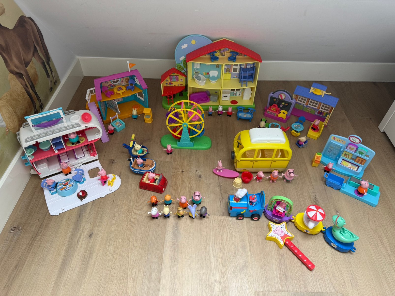 €100 Groot Peppa Pig speelgoed pakket, Ophalen, Zo goed als nieuw, Jongen of Meisje