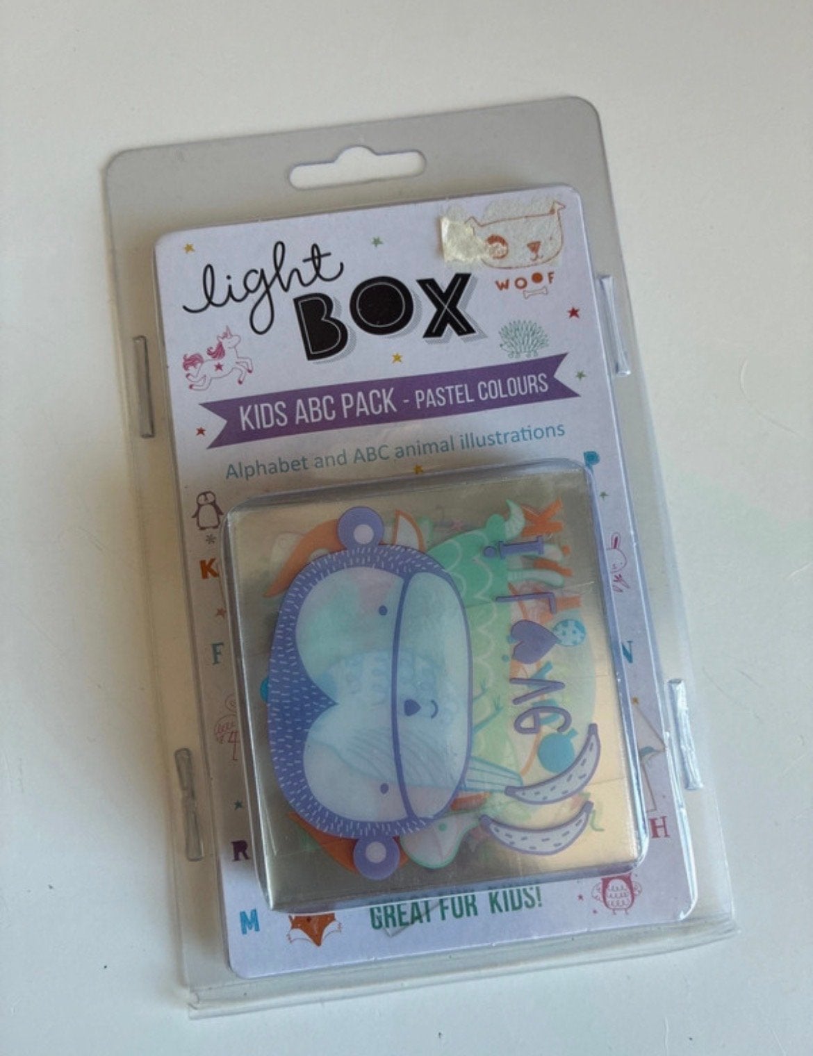 Little Lovely Company Light Box Kids ABC Pack Pastel, Kinderen en Baby's, Ophalen of Verzenden, Nieuw, Taal en Lezen, Met licht