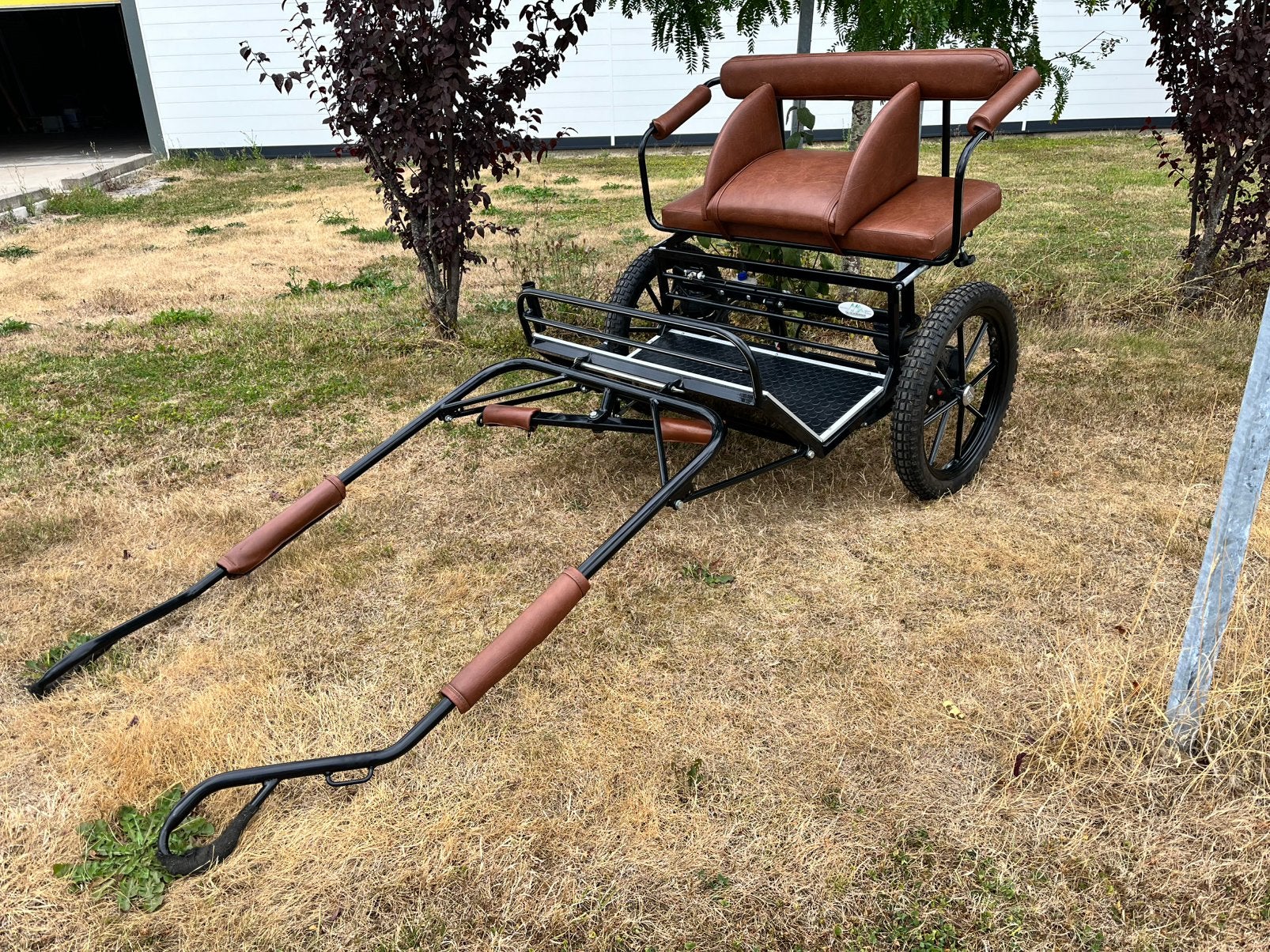 Z.g.a.n. Ellen tweewieler 18 inch. - verkoop i.v.m. blessure, Dieren en Toebehoren, Rijtuigen en Koetsen, Zo goed als nieuw, Pony